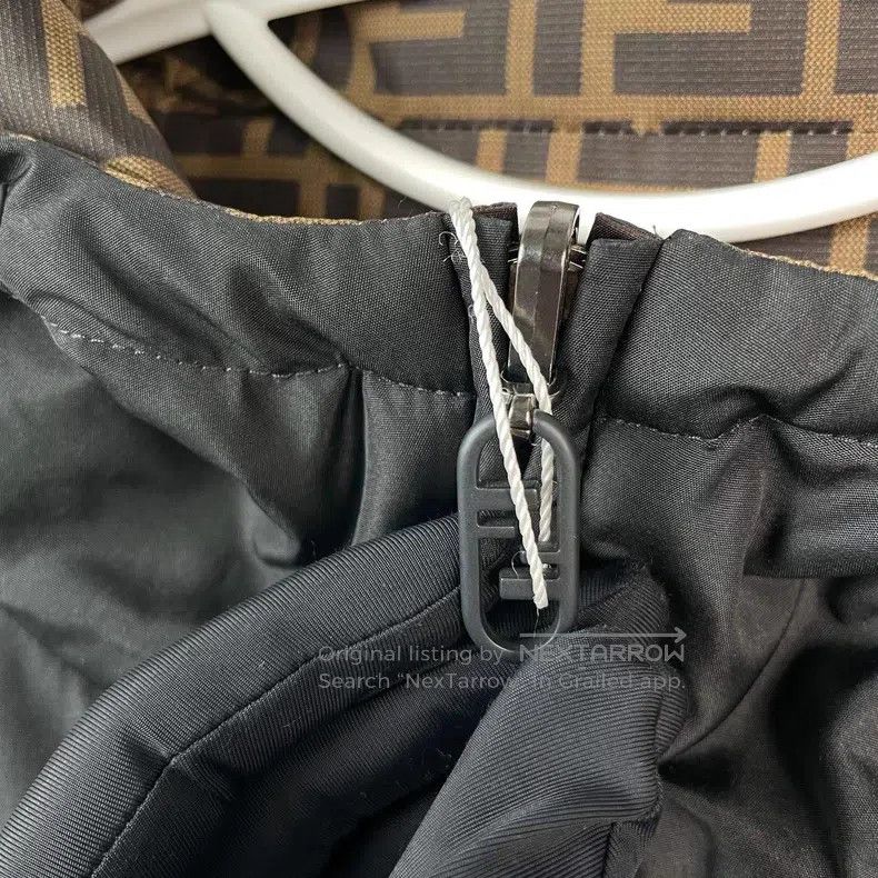 Fendi Fendi Reversible Cotton Jacket, Black-Brown Size L / US 10 / IT 46 - 9 Thumbnail