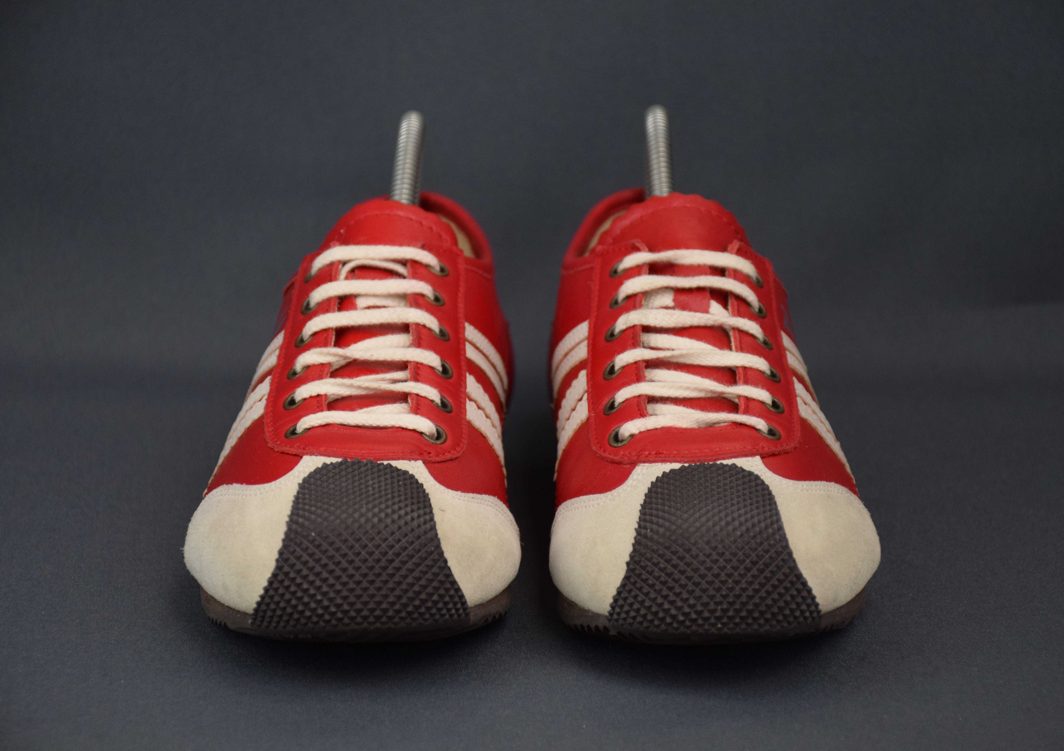Other × Vintage Zeha Berlin Handballer Red Leather Sneakers US 6 UK 4 EU 37 Size US 6 / IT 36 - 3 Thumbnail
