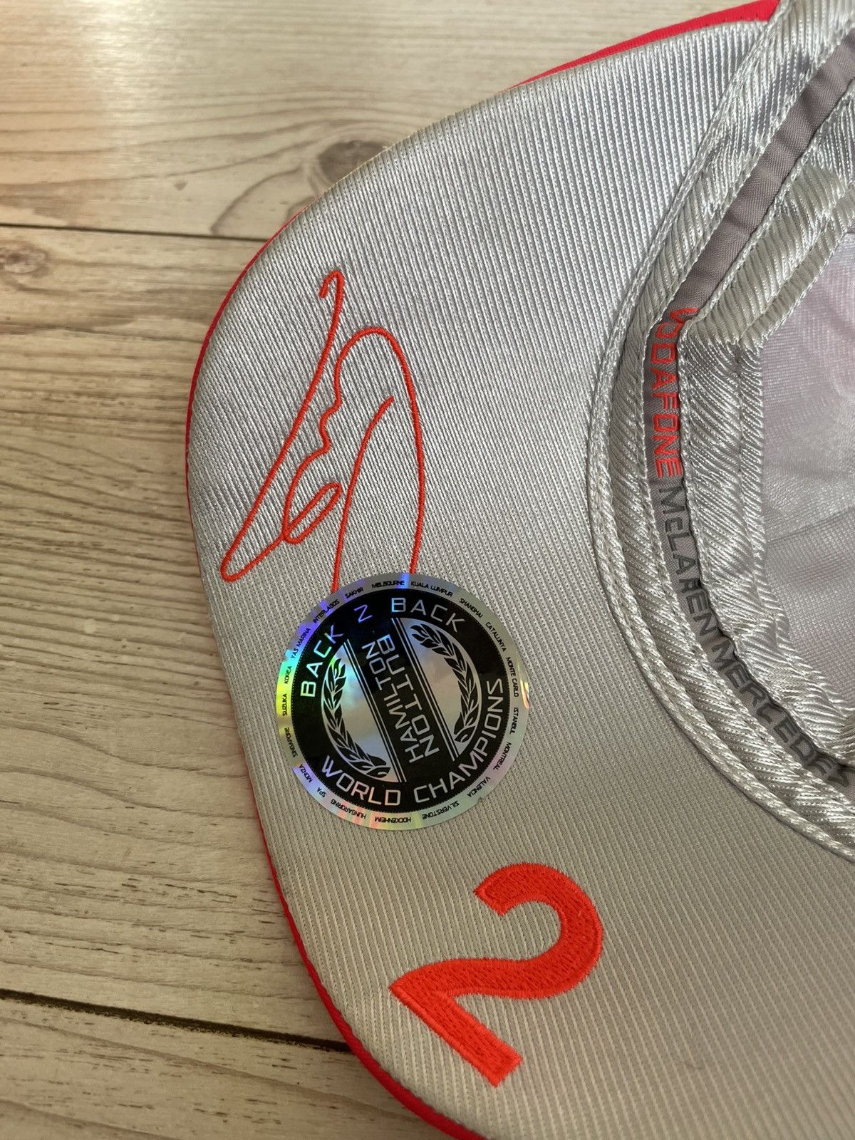 Formula 1 × Mercedes-Benz × Vintage Mercedes Benz McLaren Vodafone lewis Hamilton vintage cap Size ONE SIZE - 7 Thumbnail