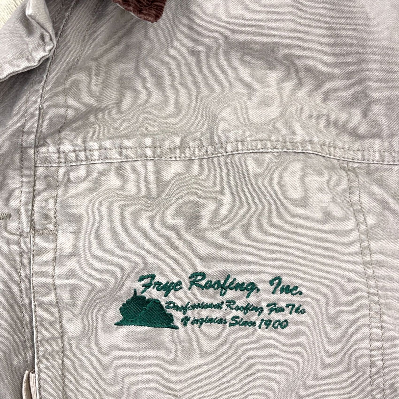 Vintage VINTAGE Cabela's Chore Jacket Men XL Tan Brown Barn Coat Corduroy Collar Green Solid 80s Retro Hipster Rockabilly Overcoat Jacket Mens Size US XL / EU 56 / 4 - 7 Thumbnail