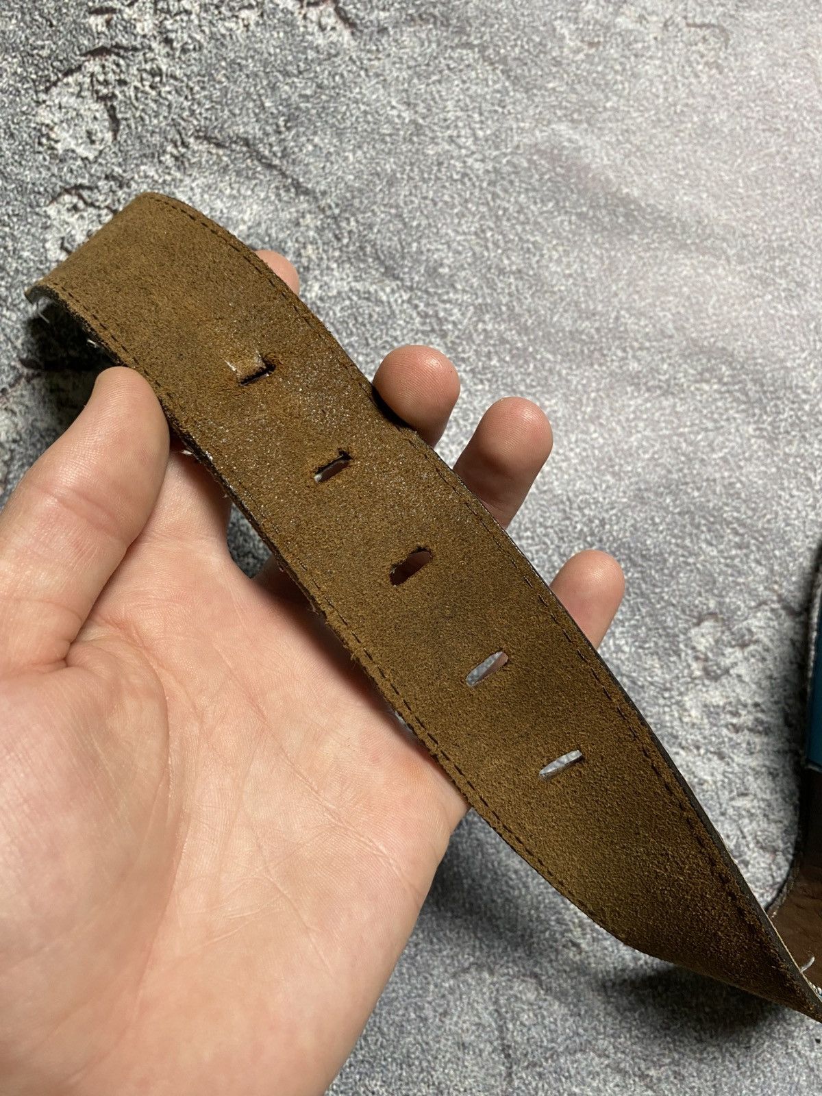 Diesel × Vintage Diesel belt vintage leather Size ONE SIZE - 6 Thumbnail