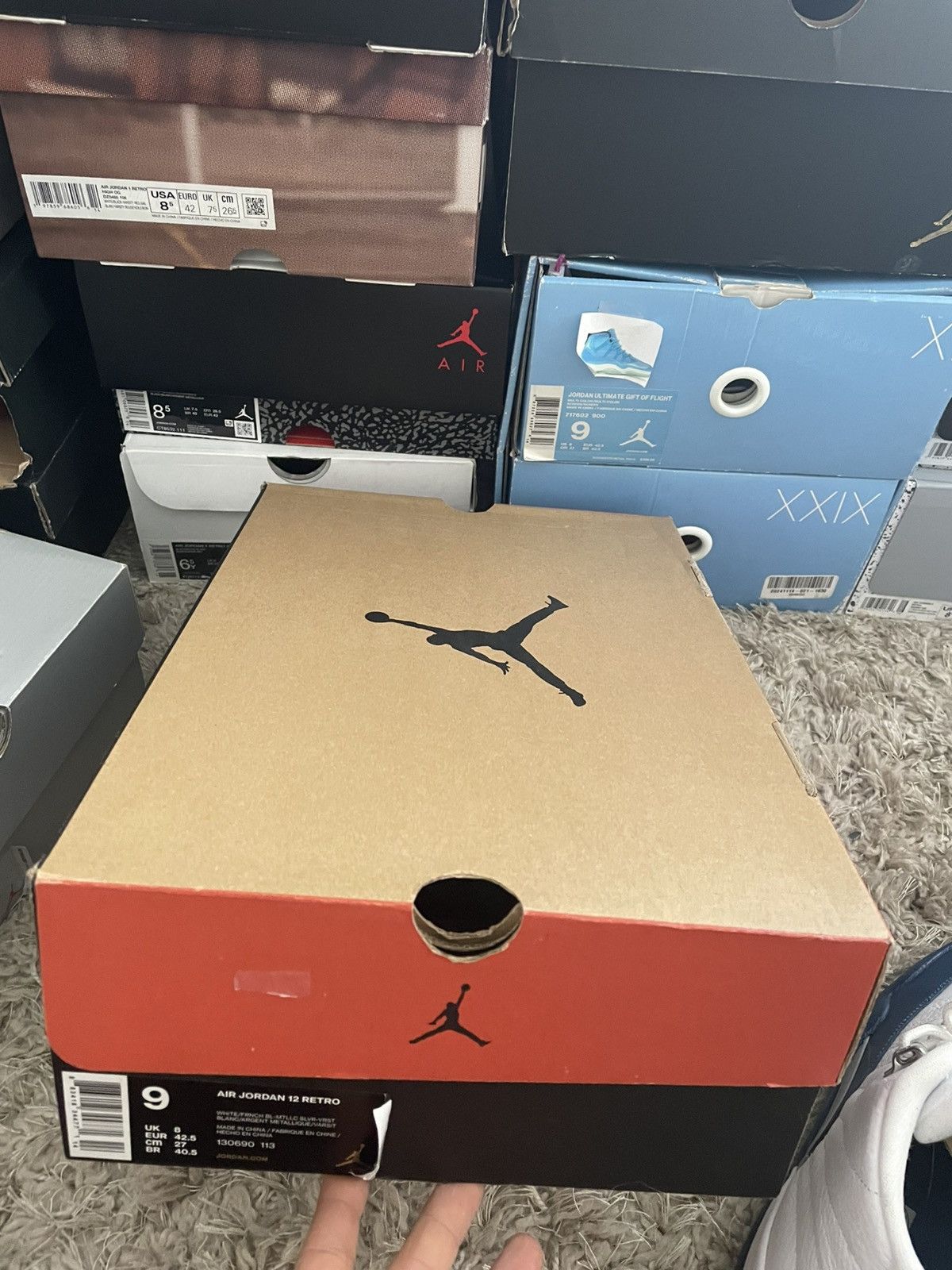 Jordan Brand Jordan 12 French Blue Size US 9 / EU 42 - 11 Thumbnail