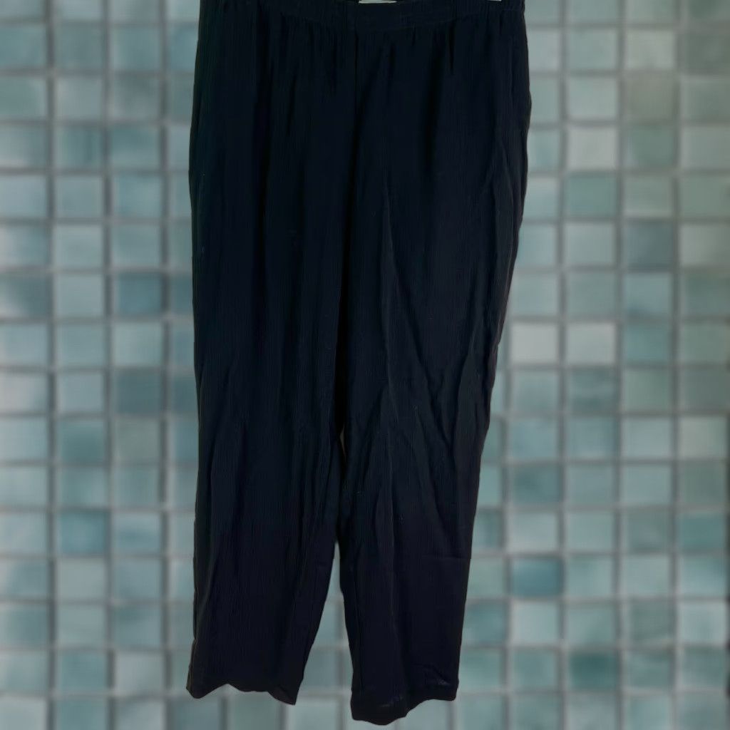 Vintage VINTAGE Koret Womens Pants Cropped High Rise Stretch Comfort Black Size 34 Waist Size 36" / US 14 / IT 50 - 1 Thumbnail