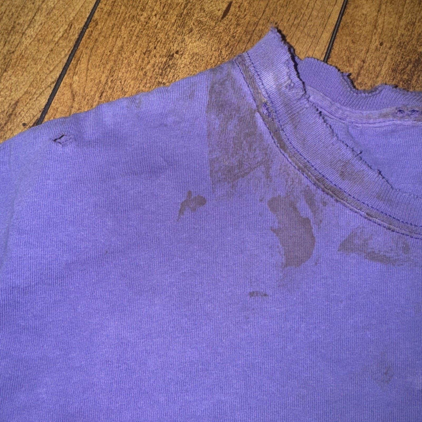 Band Tees × Vintage Vintage Hawaii USA T-Shirt Purple L 20x25 Distressed Graphic Size US L / EU 52-54 / 3 - 5 Thumbnail