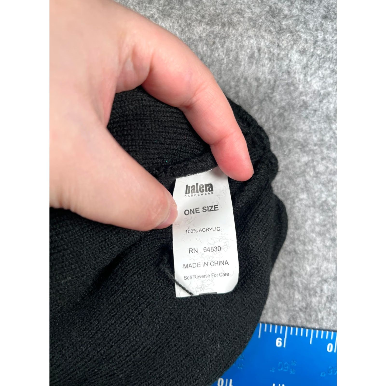 Vintage Halera Dancewear Beanie Toque Hat One Size Black Knit 100% Acrylic Unisex Adults Mens Womens Size ONE SIZE - 6 Thumbnail