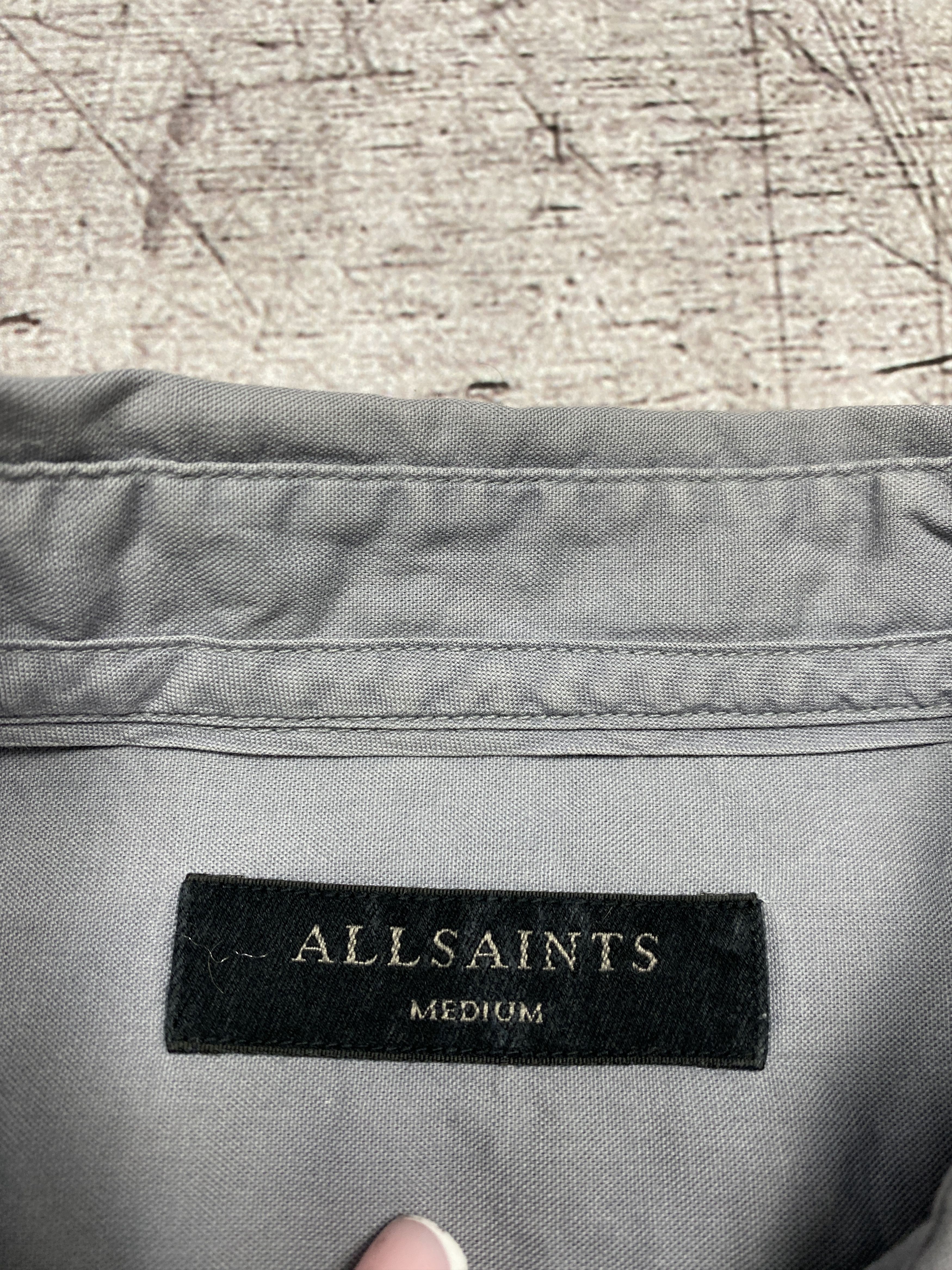 Allsaints Allsaints Vintage Redondo Mens Long Sleeve Shirt Size US M / EU 48-50 / 2 - 5 Thumbnail