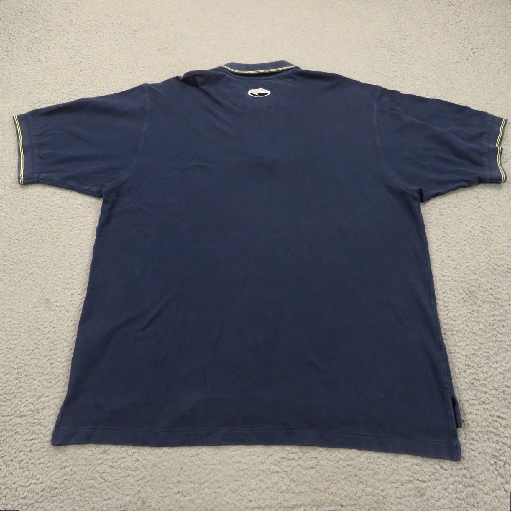 Nike VINTAGE Nike Polo Shirt Mens XL Yin Yang Slam Logo Tiger Woods Check Swoosh 90s Navy Shirt Mens XL Nike Polo 90s Navy Size US XL / EU 56 / 4 - 6 Thumbnail