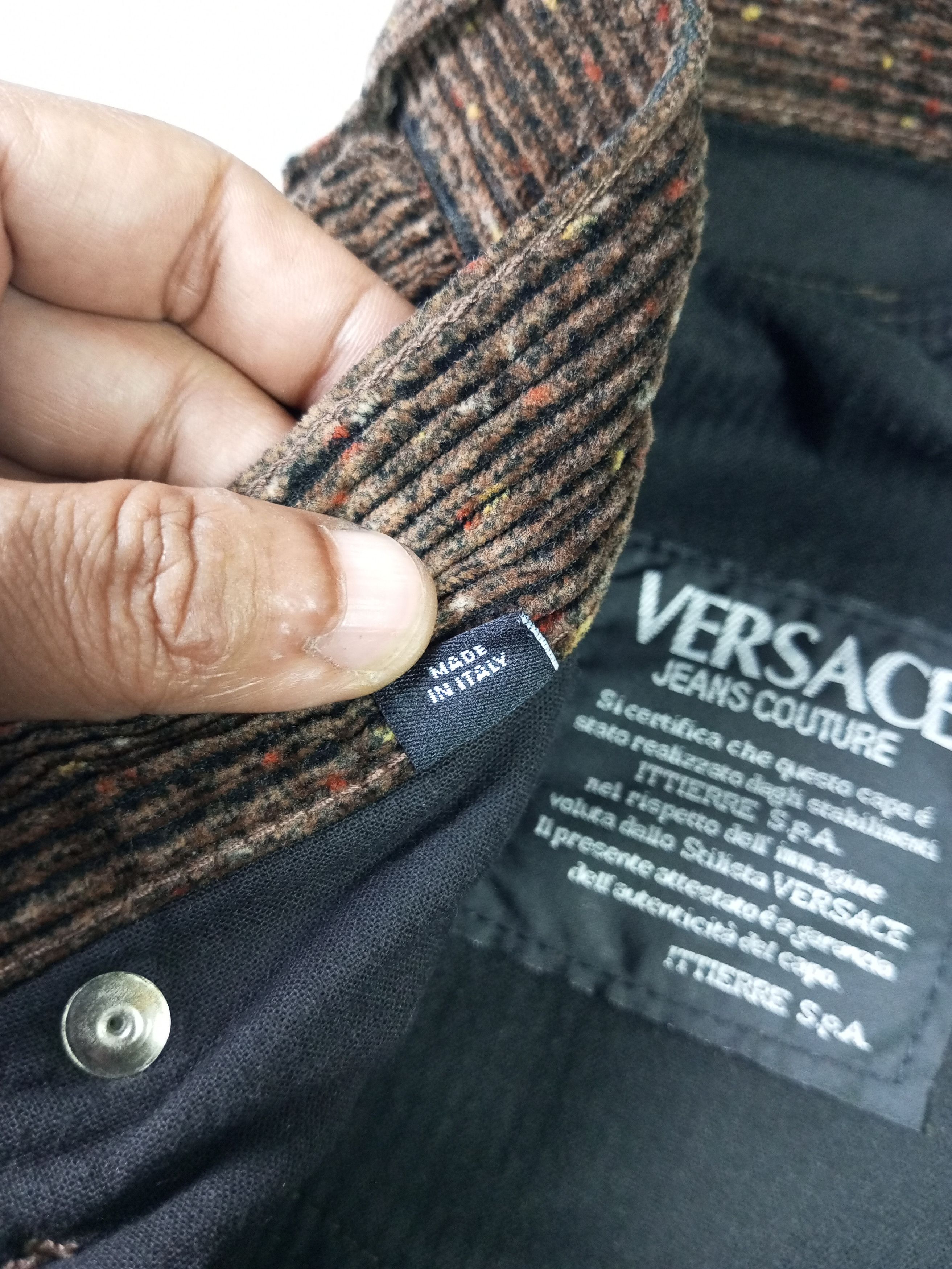 Versace Versace Jeans Couture Corduroy Men Long Pant Size US 33 - 17 Thumbnail