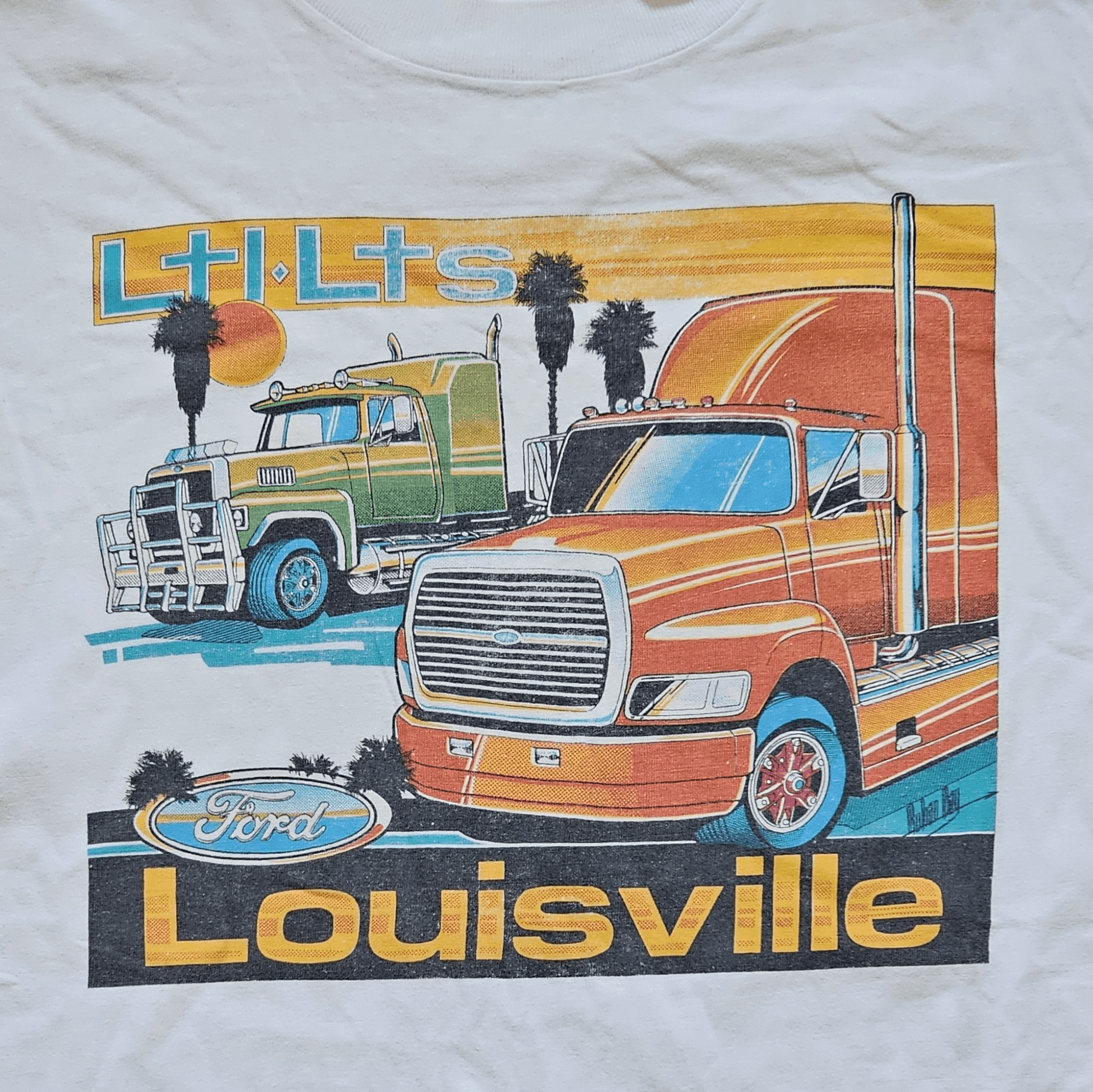 Ford Ford Louisville Vintage Singlestitch Tee Size US XL / EU 56 / 4 - 2 Thumbnail