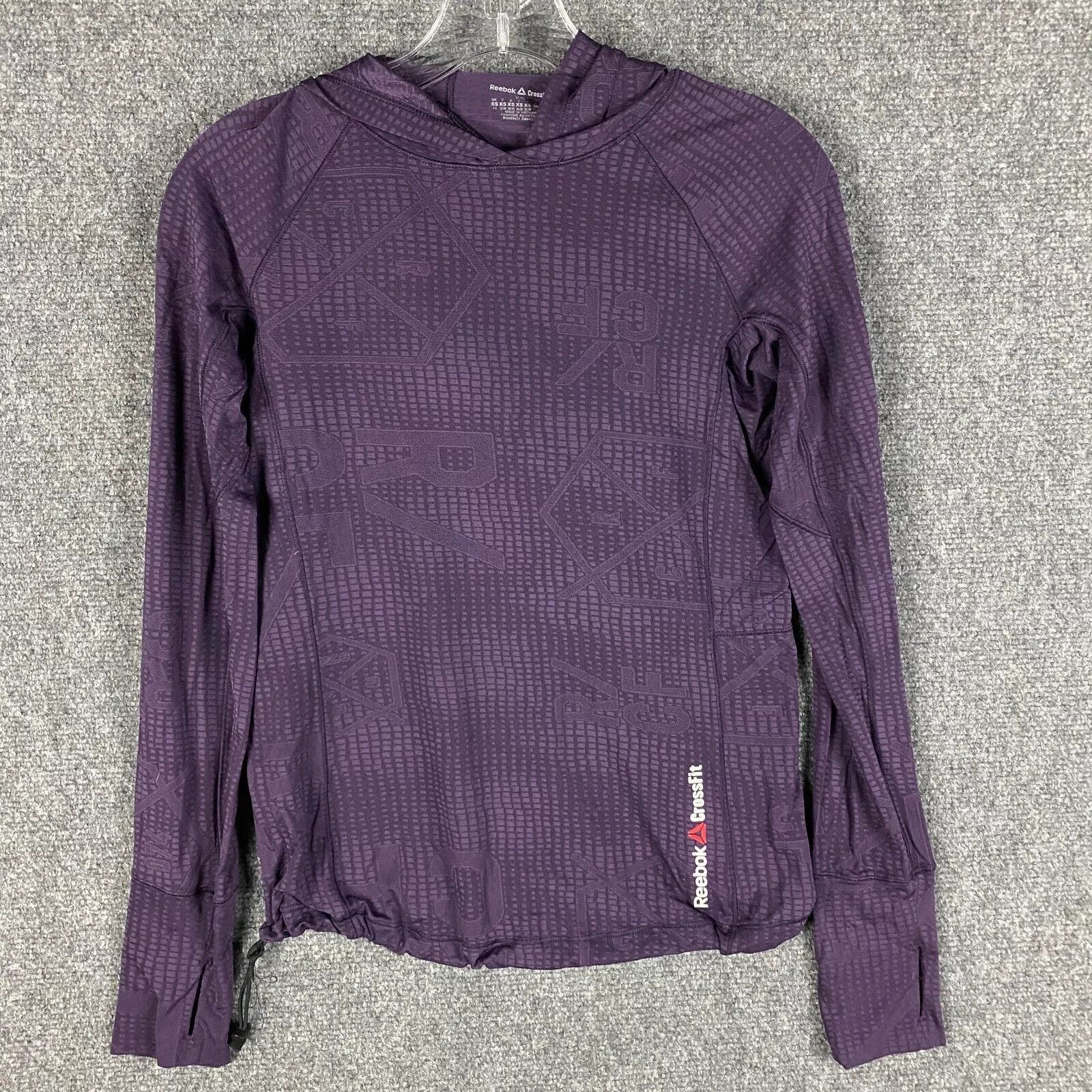 Reebok Reebok CrossFit Active Hoodie Women's XS Pullover Purple Size XS / US 0-2 / IT 36-38 - 1 Thumbnail