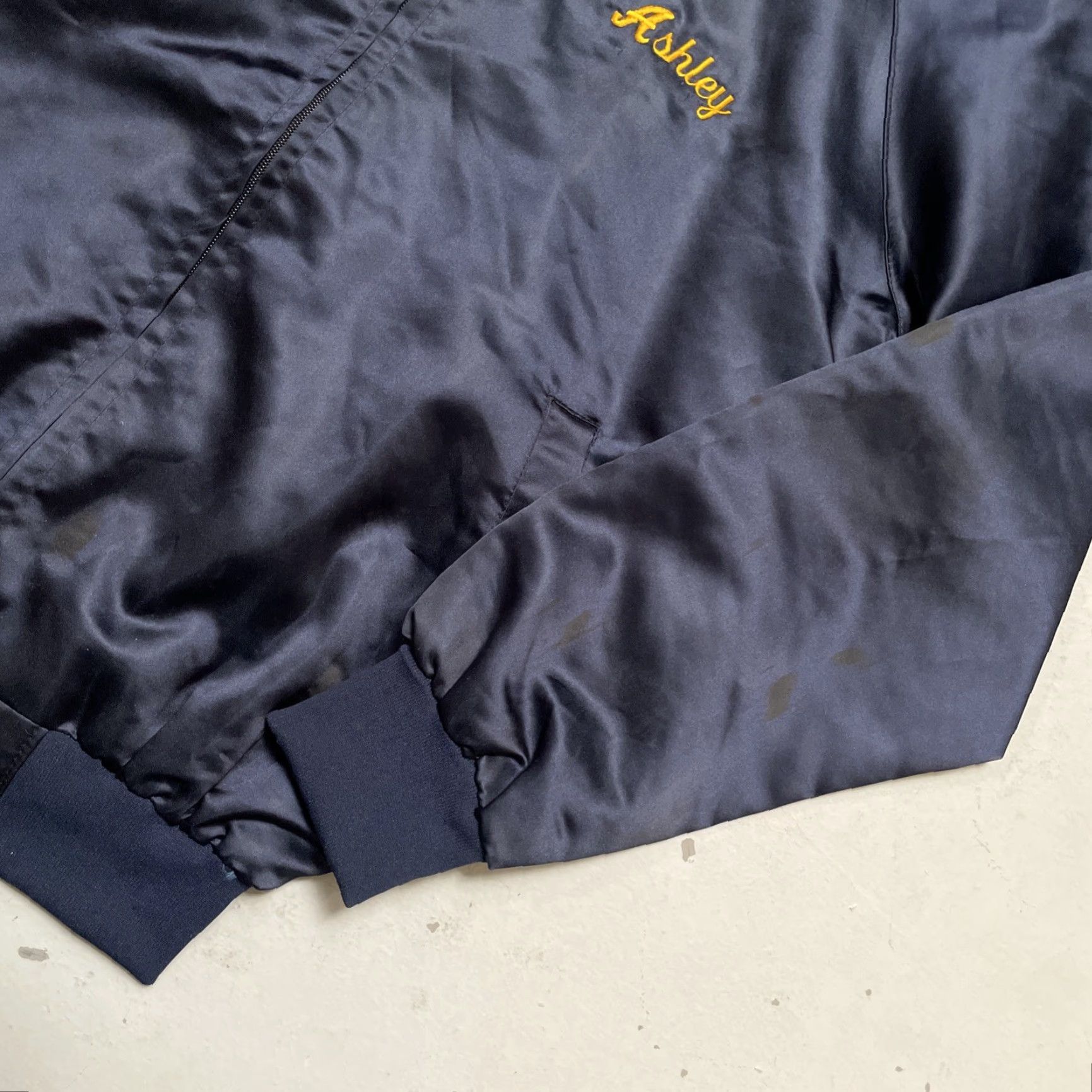 Vintage VINTAGE Unbranded Seoul Korea Embroidered Dragon Military Sukajan Style Bomber Jacket M Blue Unisex Adults Embroidery 80s 70s USN Navy Army Size US M / EU 48-50 / 2 - 3 Thumbnail