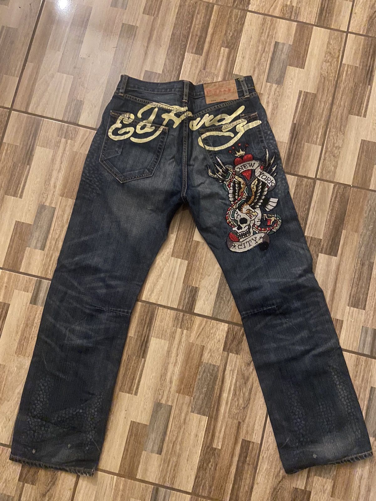 Christian Audigier Vintage Ed Hardy Denim x Christian Audgier Grailed
