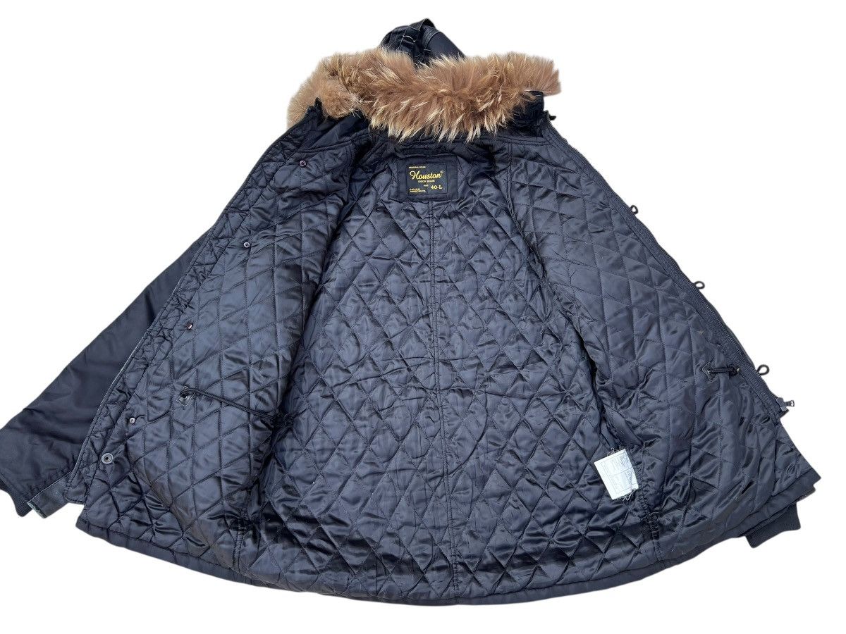 Le Grande Bleu (L.G.B.) HOUSTON N3B Style Racoon Fur Hybrid Lambhide Parka Jacket Size US M / EU 48-50 / 2 - 14 Thumbnail