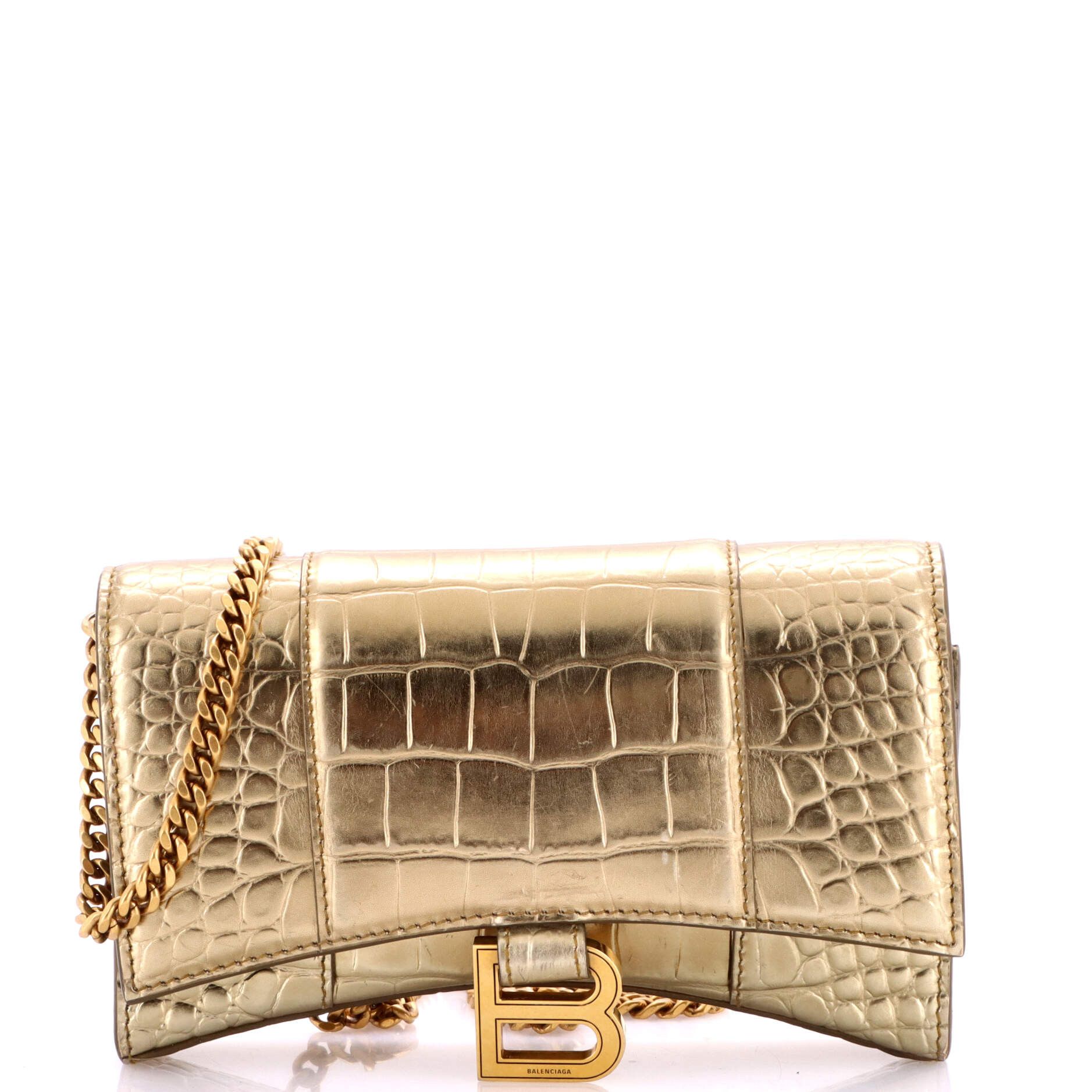 Balenciaga Hourglass Chain Wallet Size ONE SIZE - 1 Thumbnail