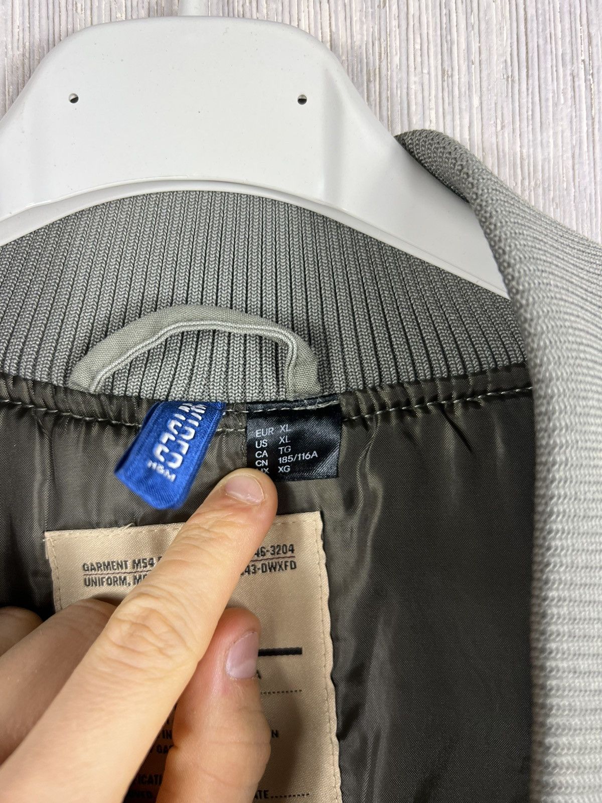 H&M Archive H&M military bomber M54 jacket bondage helmut lang Size US XL / EU 56 / 4 - 22 Thumbnail