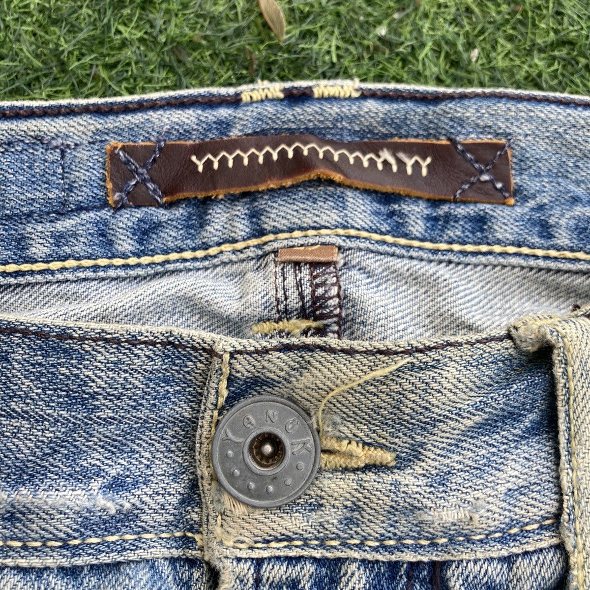 If Six Was Nine YANUK BOOTCUT DISTRESSED JEANS Size 29" - 9 Thumbnail