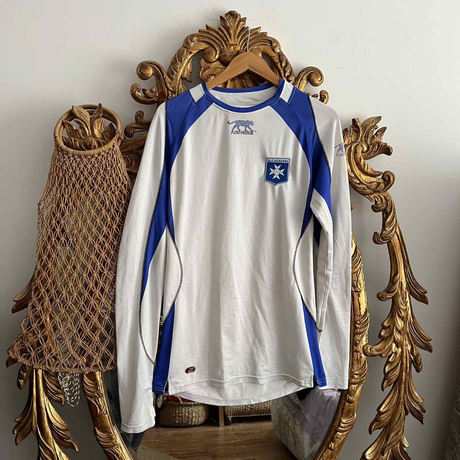 VINTAGE AIRNESS AJ.AUXERRE HOME FOOTBALL SHIRT SOCCER JERSEY