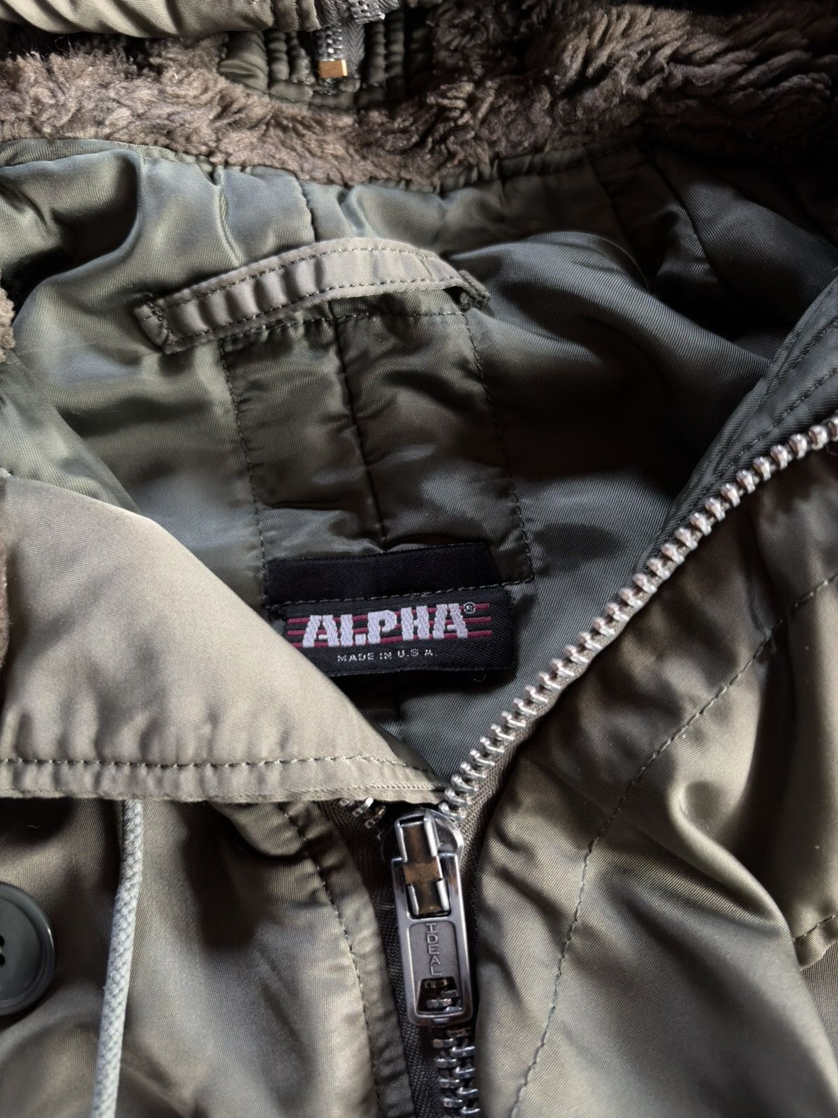 Alpha Industries 80s/90s Alpha Industries N-2B Hooded Vintage Bomber Jacket L Size US XL / EU 56 / 4 - 11 Thumbnail