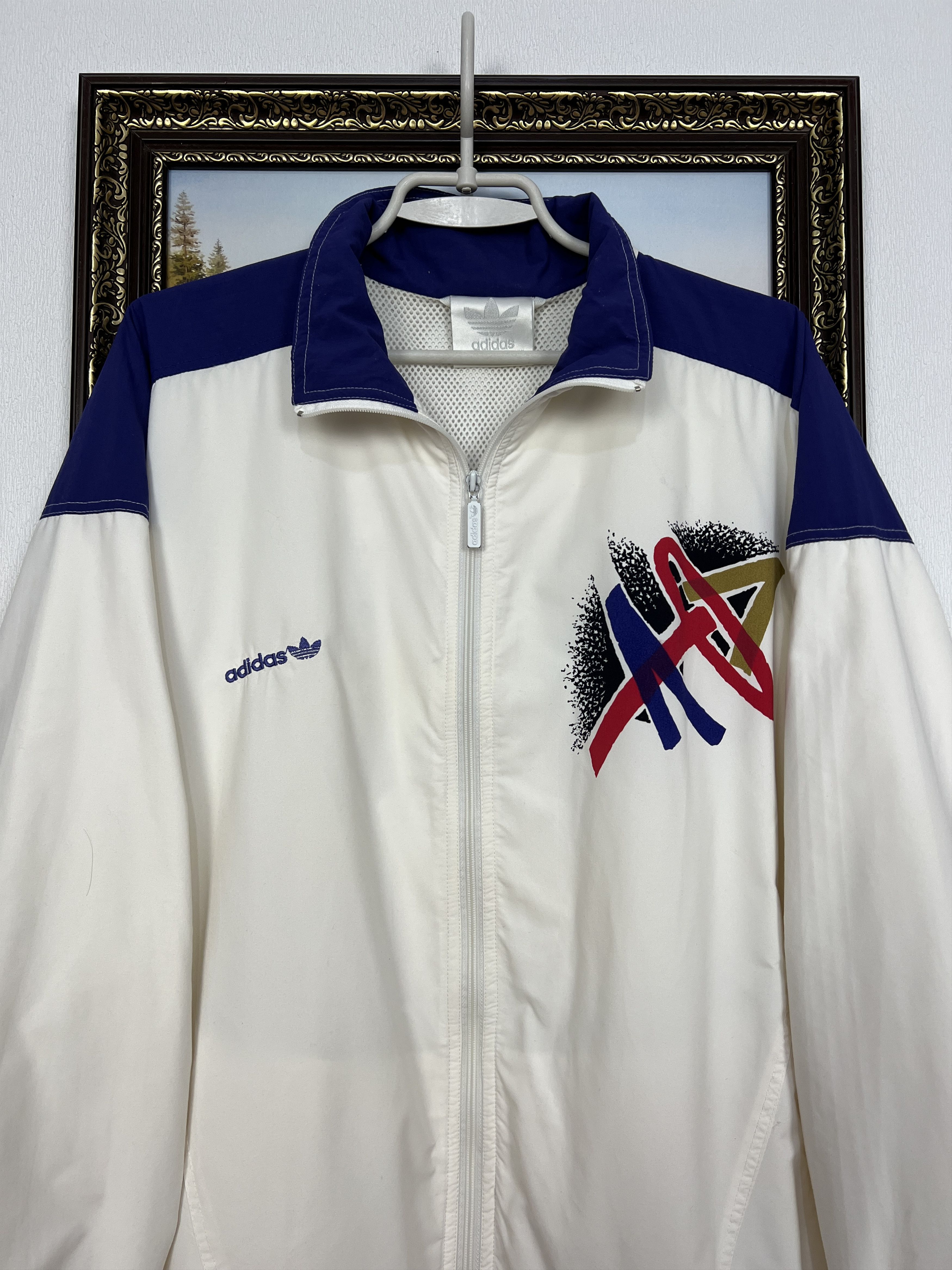 Adidas Vintage 90's Stefan Edberg Tennis WarmUp Jacket Track Top Size US M / EU 48-50 / 2 - 2 Thumbnail
