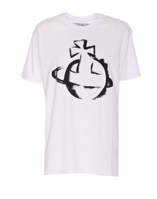 Vivienne Westwood VIVIENNE WESTWOOD Men T-Shirts 3G010033 J001MA401 White Size US L / EU 52-54 / 3 - 1 Thumbnail