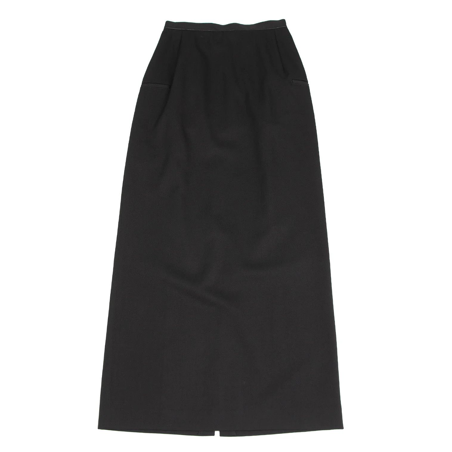 Yohji Yamamoto Yohji Yamamoto Costume Wool Gabardine Side Pocket Skirt Size US 30 / EU 46 - 2 Thumbnail