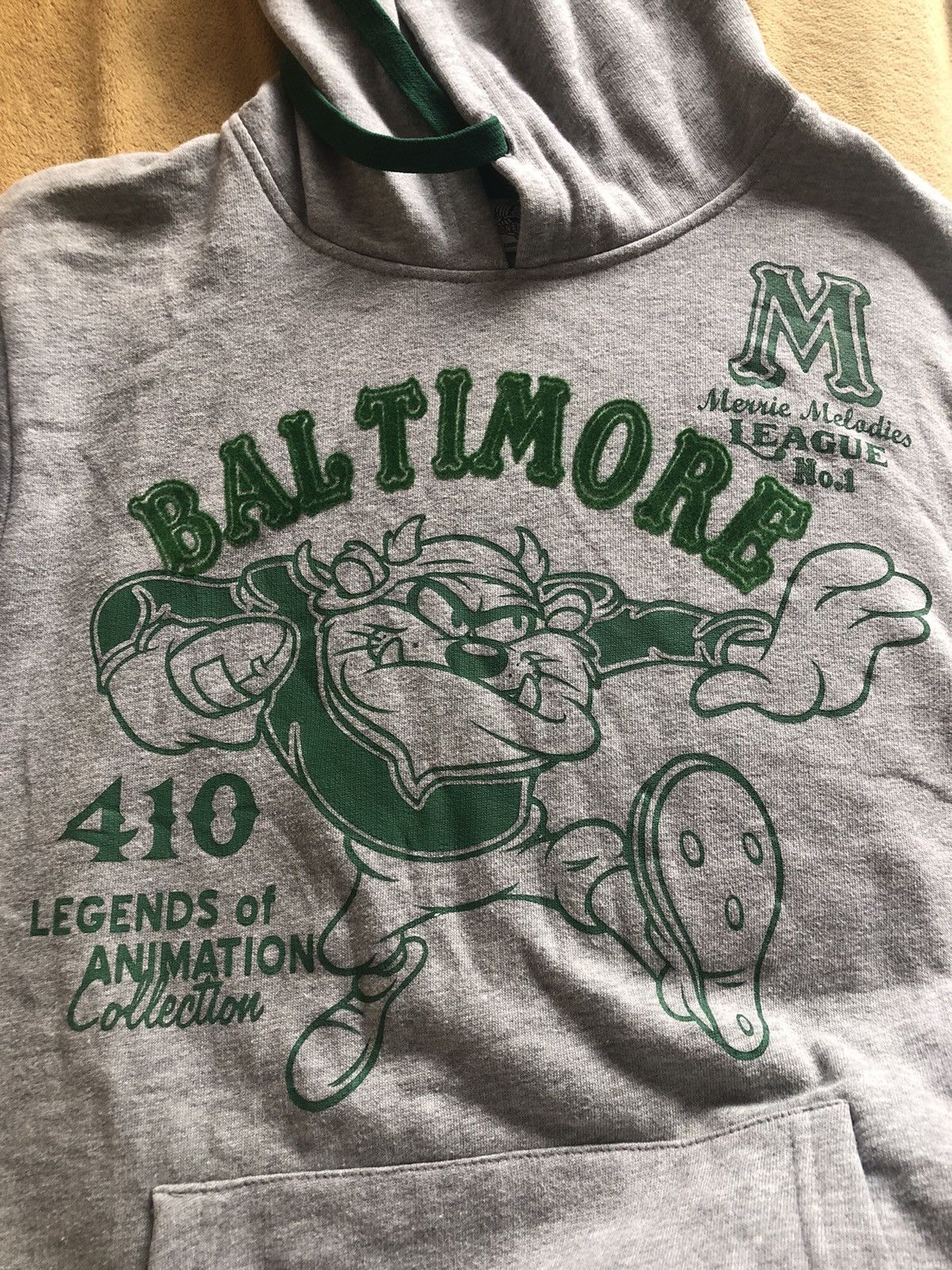 Cartoon Network LOONEY TOONS TASMANIAN DEVIL BALTIMORE VINTAGE HOODIE Size US M / EU 48-50 / 2 - 2 Thumbnail