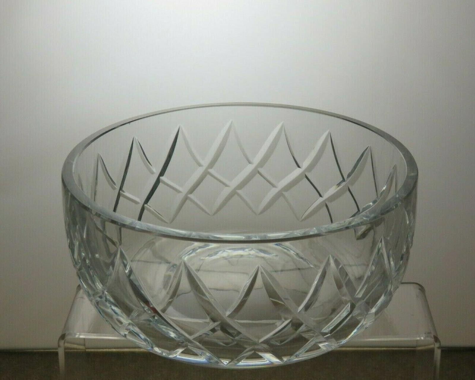 The Unbranded Brand Cut Glass Lead Crystal Fruit Salad Serving Bowl 3 3/4" Size ONE SIZE - 5 Thumbnail