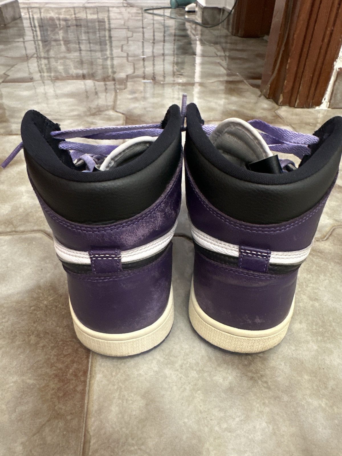 Nike Nike air jordan 1 retro high court purple Size US 7.5 / EU 40-41 - 5 Thumbnail