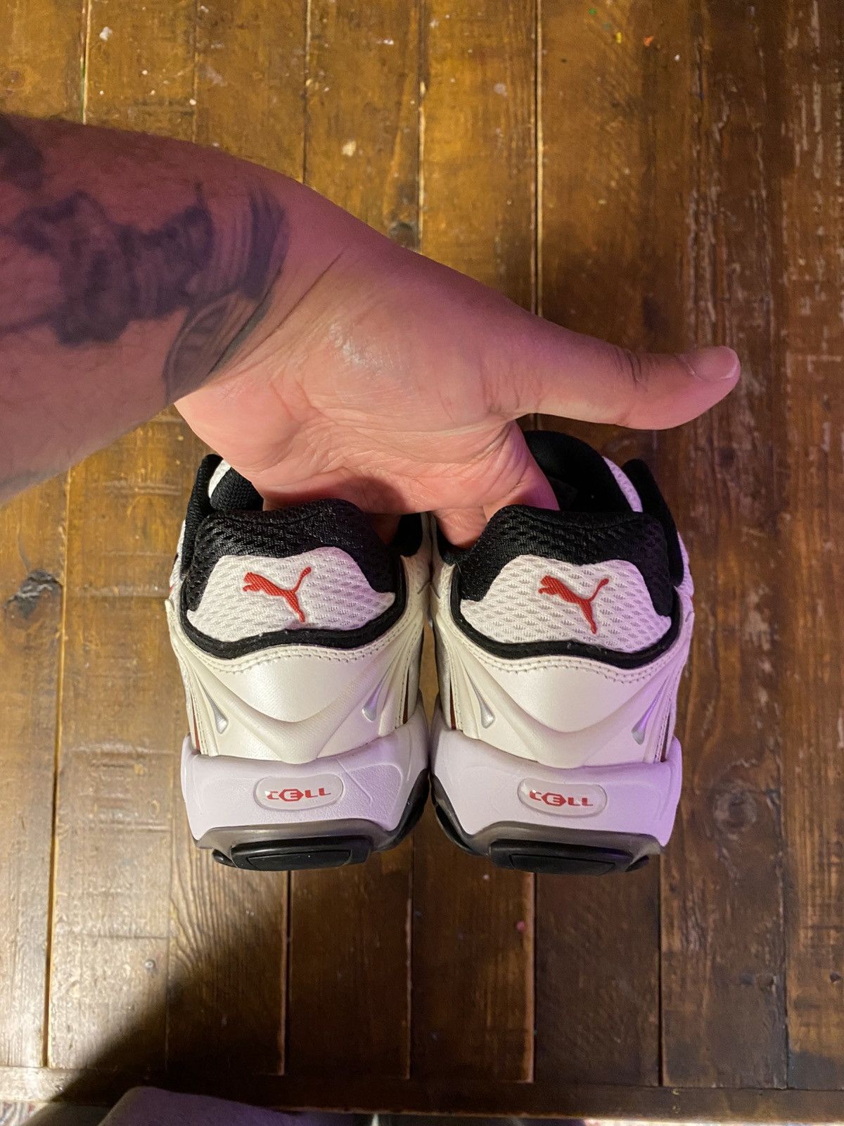 Puma Puma Inhale “Warm White” Size US 9 / EU 42 - 4 Thumbnail