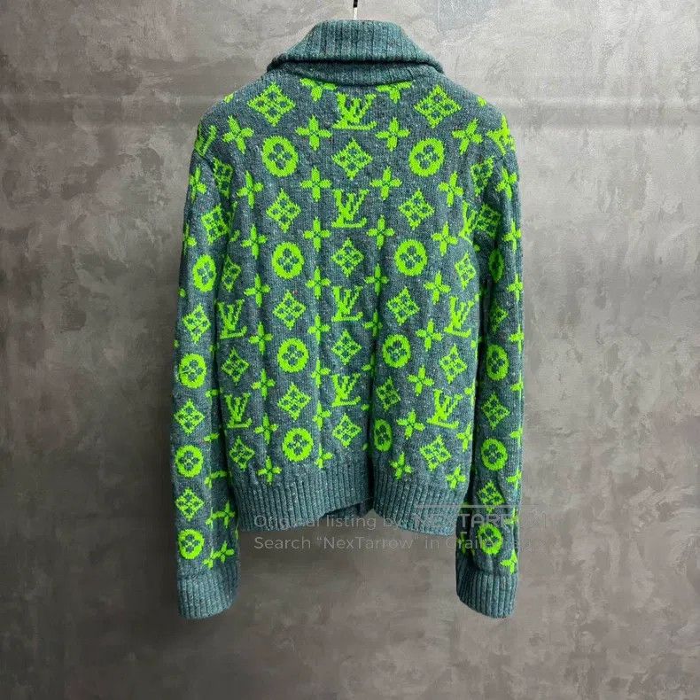 Louis Vuitton Louis Vuitton Green Year of the Tiger Sweater Size US M / EU 48-50 / 2 - 5 Thumbnail