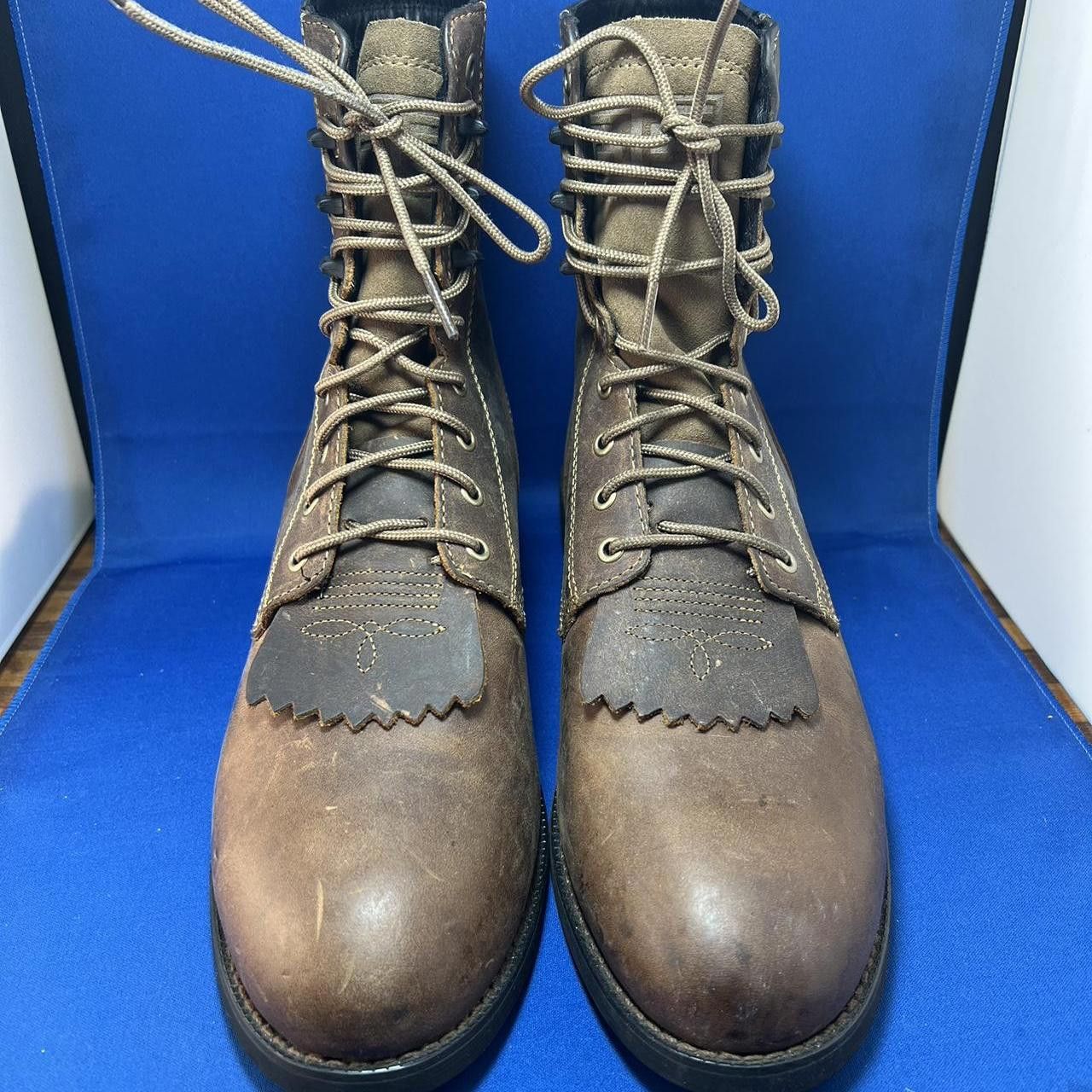 Ariat Ariat Brown Leather Boots 10.5 44 Size US 10.5 / EU 43-44 - 2 Thumbnail