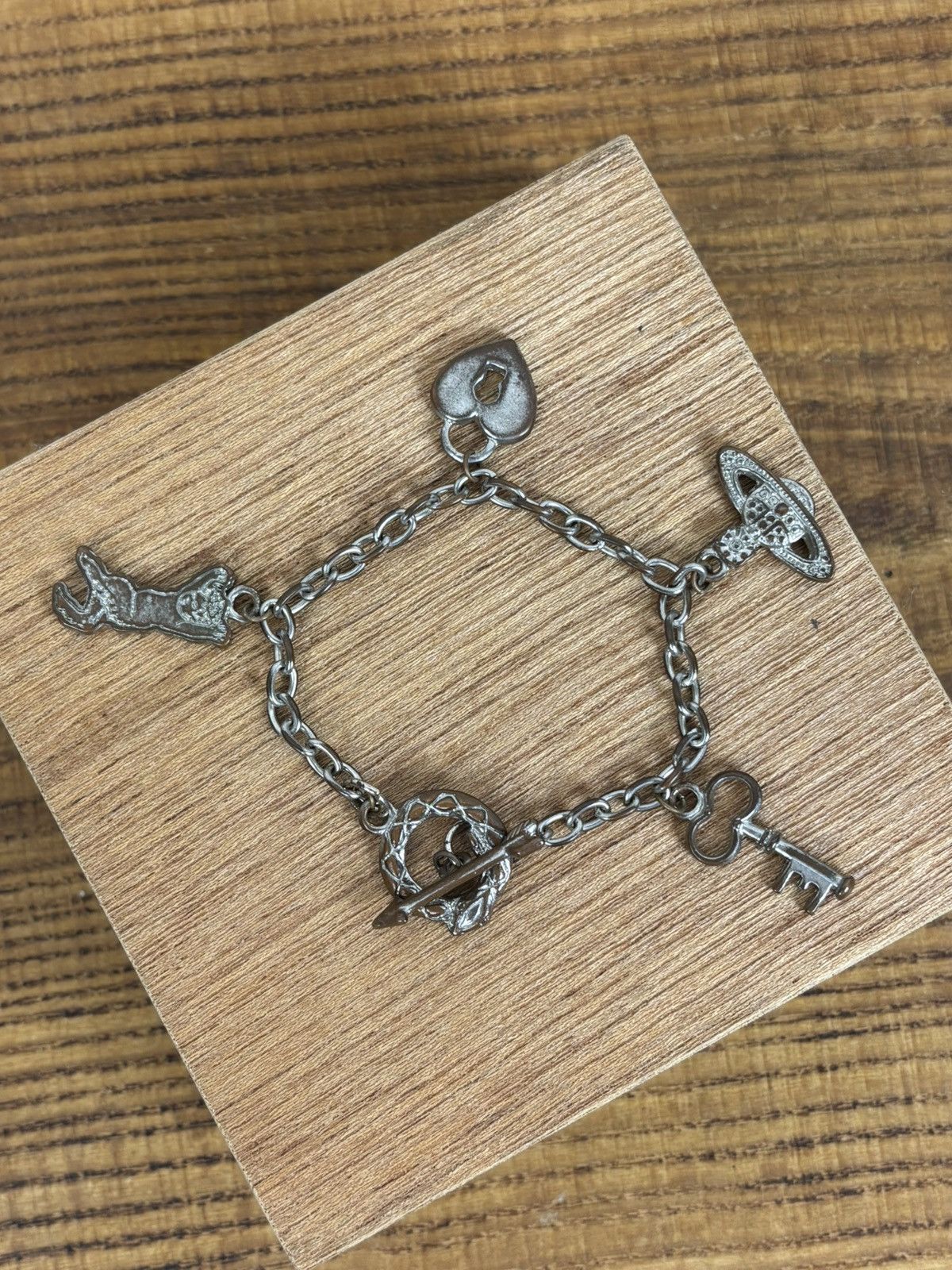 Vivienne Westwood Vivienne Westwood Charm Chain Bracelet Silver Archive Size ONE SIZE - 5 Thumbnail