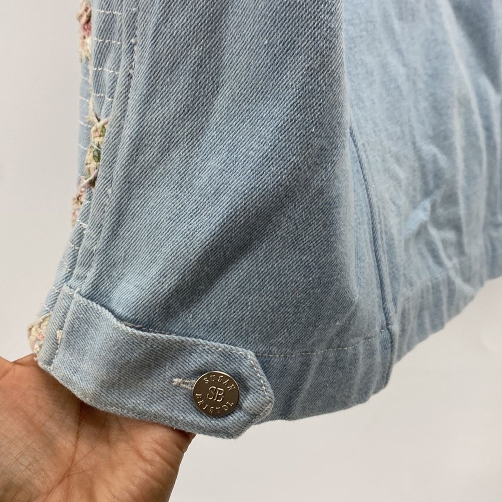 Vintage Vintage Susan Bristol cottage core denim vest 80s 90s Size L / US 10 / IT 46 - 5 Thumbnail