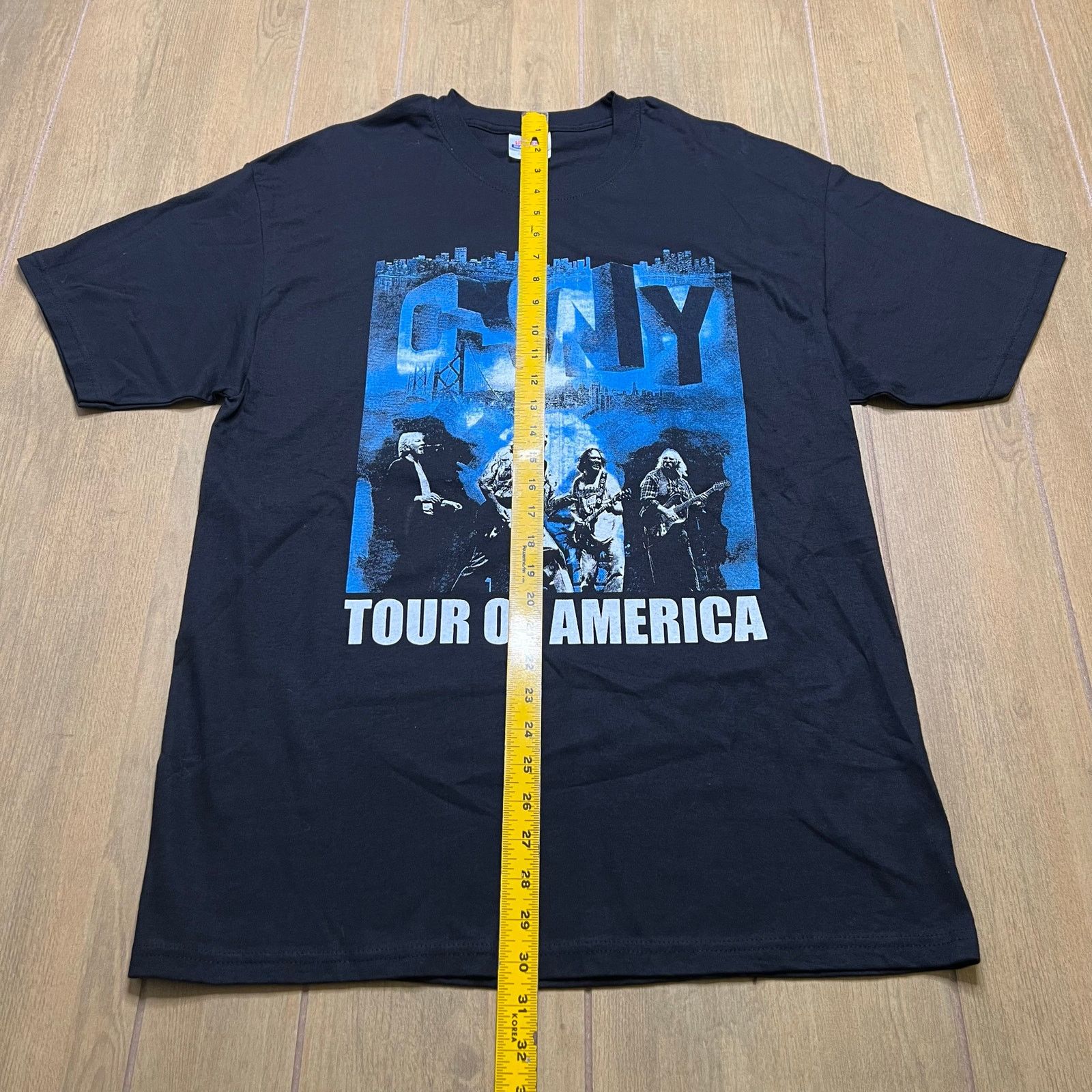 Hanes Y2K 2002 Crosby, Stills, Nash & Young "Tour of America" Sz L Size US L / EU 52-54 / 3 - 4 Thumbnail