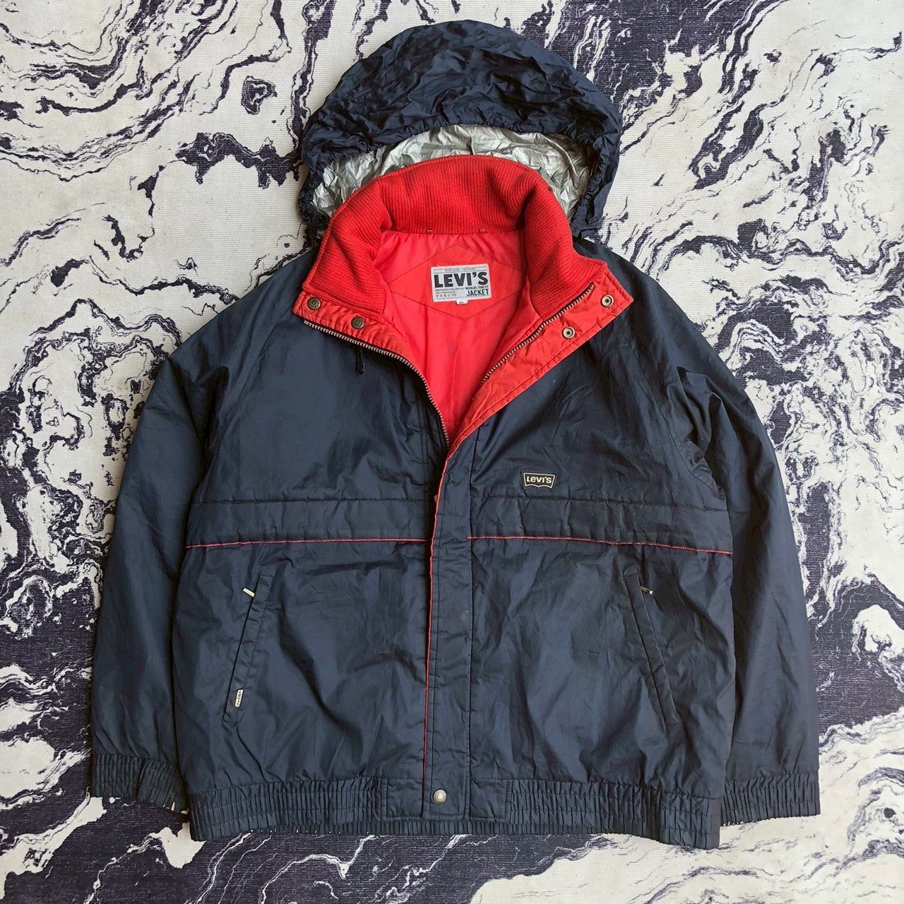 Levi's Vintage Clothing 90s Levi’s Docker Jacket Vintage Puffer Size US XL / EU 56 / 4 - 1 Thumbnail