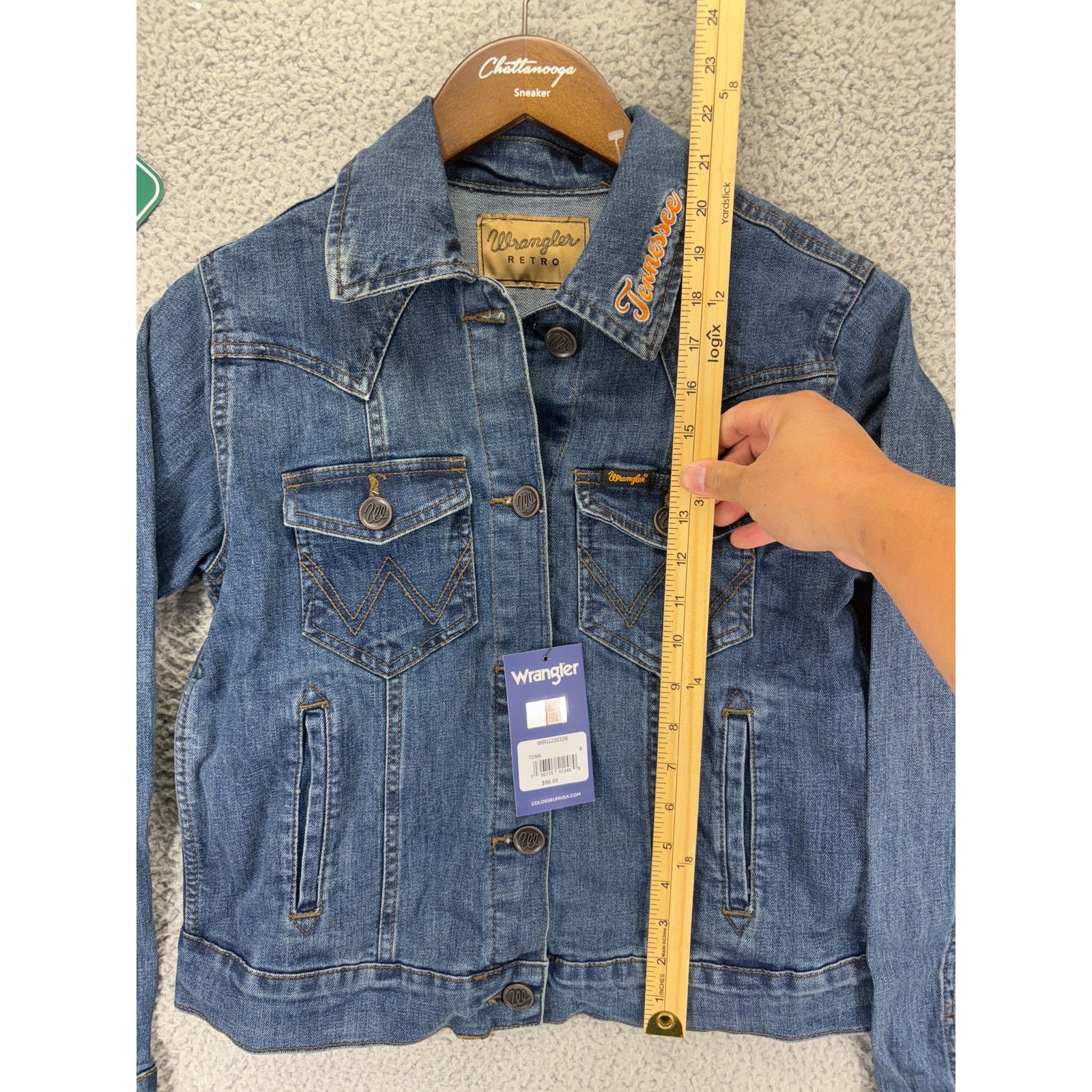 Wrangler Wrangler Tennessee Volunteers Football Jean Jacket Womens S Size S / US 4 / IT 40 - 2 Thumbnail