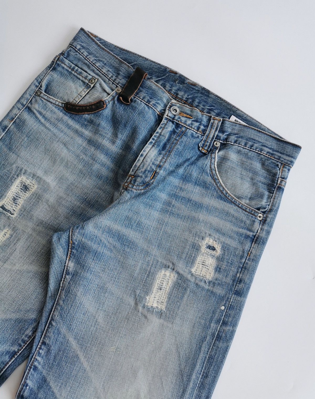 semanticdesign Semanticdesign Reworked Repair Ankle Jeans Size US 33 - 3 Thumbnail