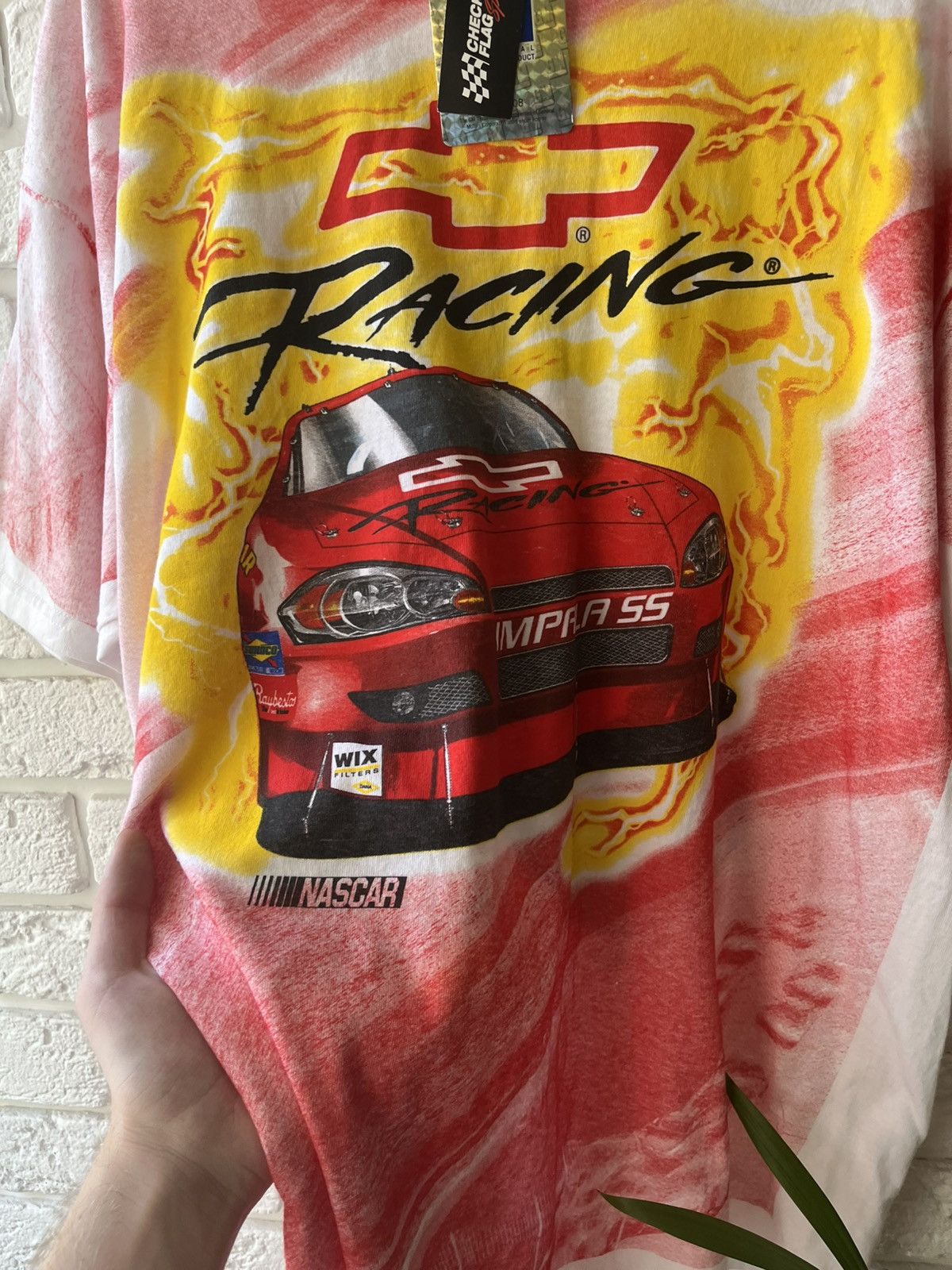 NASCAR Vintage Chevrolet Racing T-Shirt NASCAR Impala SS Licensed Size US XL / EU 56 / 4 - 2 Thumbnail