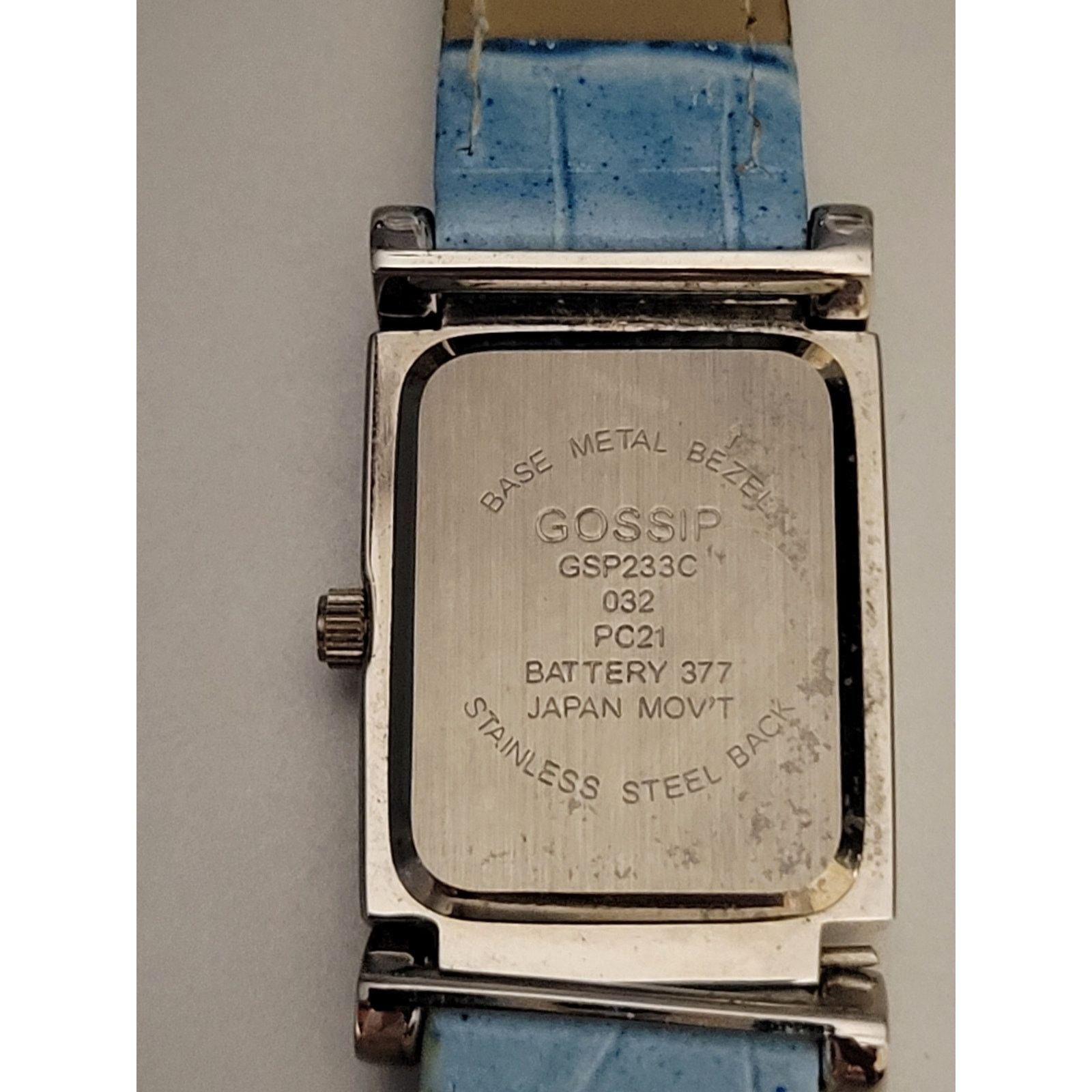 Other Gossip Blue Watch with Leather Band Size ONE SIZE - 5 Thumbnail