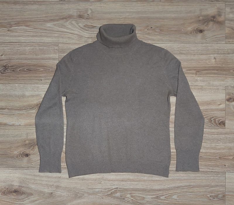 Other 100% cashmere sweater turtleneck jumper brown luxury Size L / US 10 / IT 46 - 1 Thumbnail