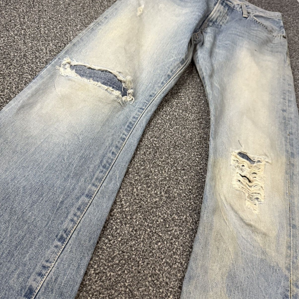If Six Was Nine 🔥🇯🇵 Vintage 90s Japanese Flared Edwin 505 Selvedge Denim Size US 29 - 4 Thumbnail