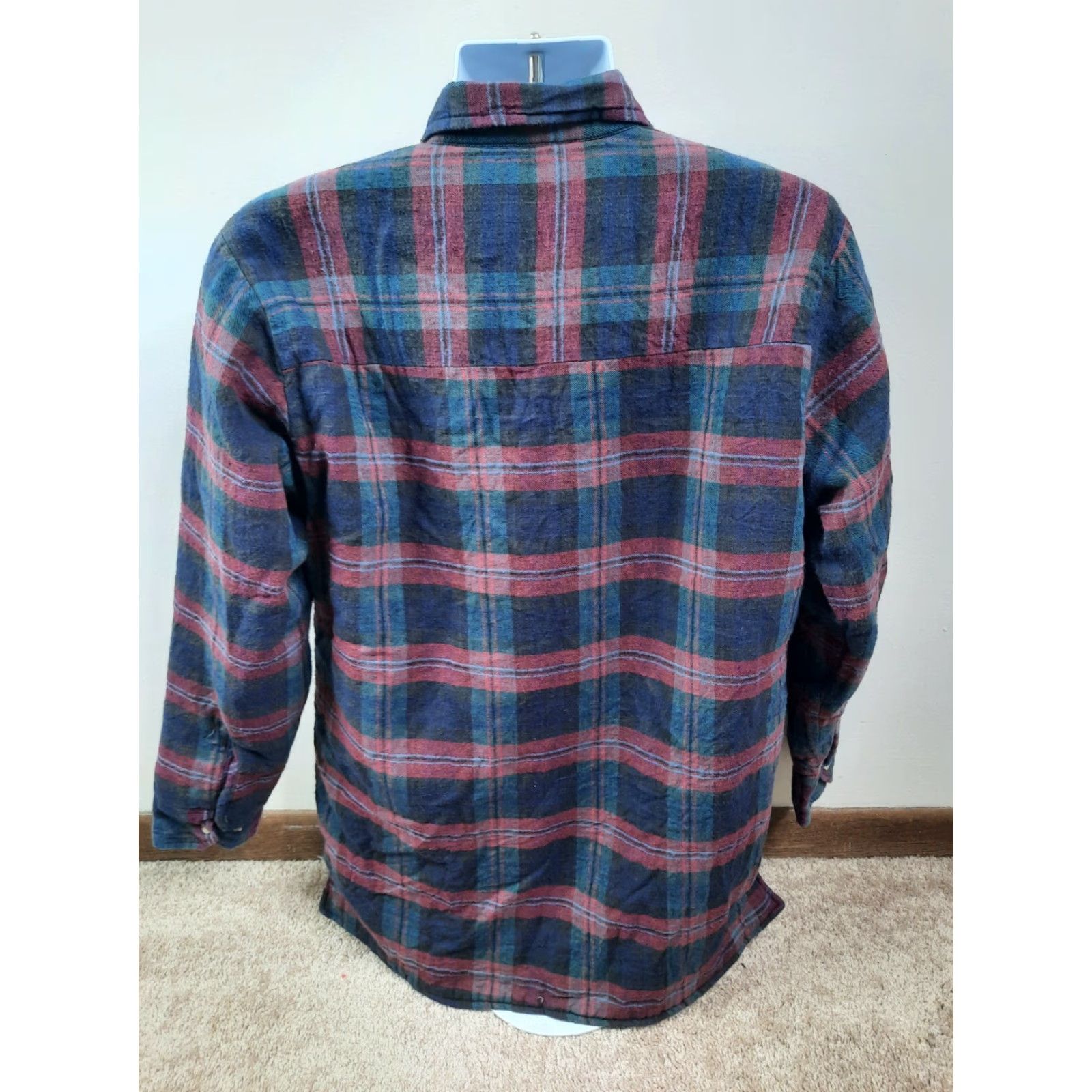 Vintage **VINTAGE ANDOVER TRAIL MEN'S PLAID FLANNEL COAT LARGE LINER QUILTED** User: **VINTAGE ANDOVER TRAIL MEN'S PLAID FLANNEL LINER QUILTED COAT LARGE** Size US L / EU 52-54 / 3 - 5 Thumbnail