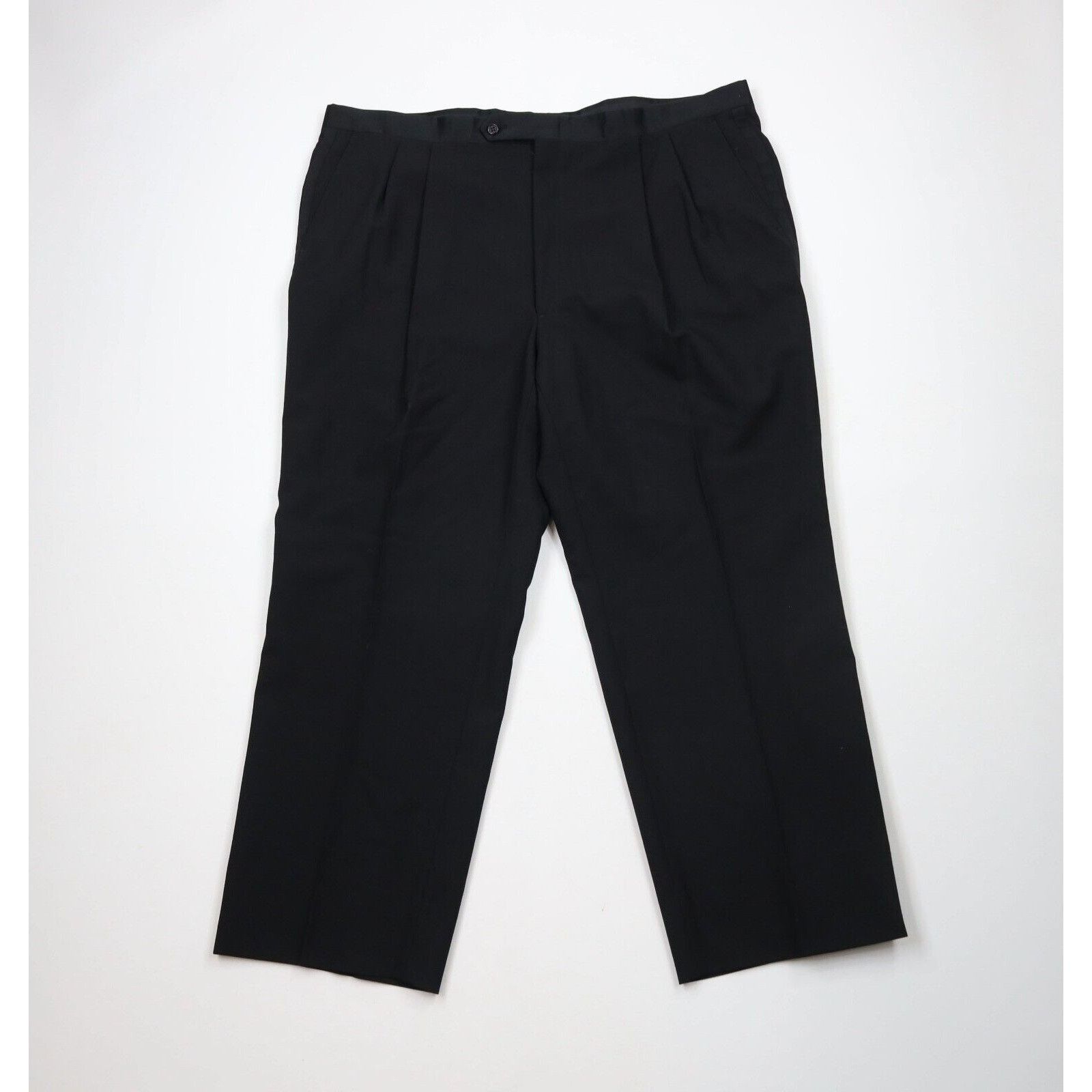 Turnbury × Vintage Vintage 90s Turnbury Wool 2 Piece Tuxedo Suit Wedding Size 50L - 12 Thumbnail