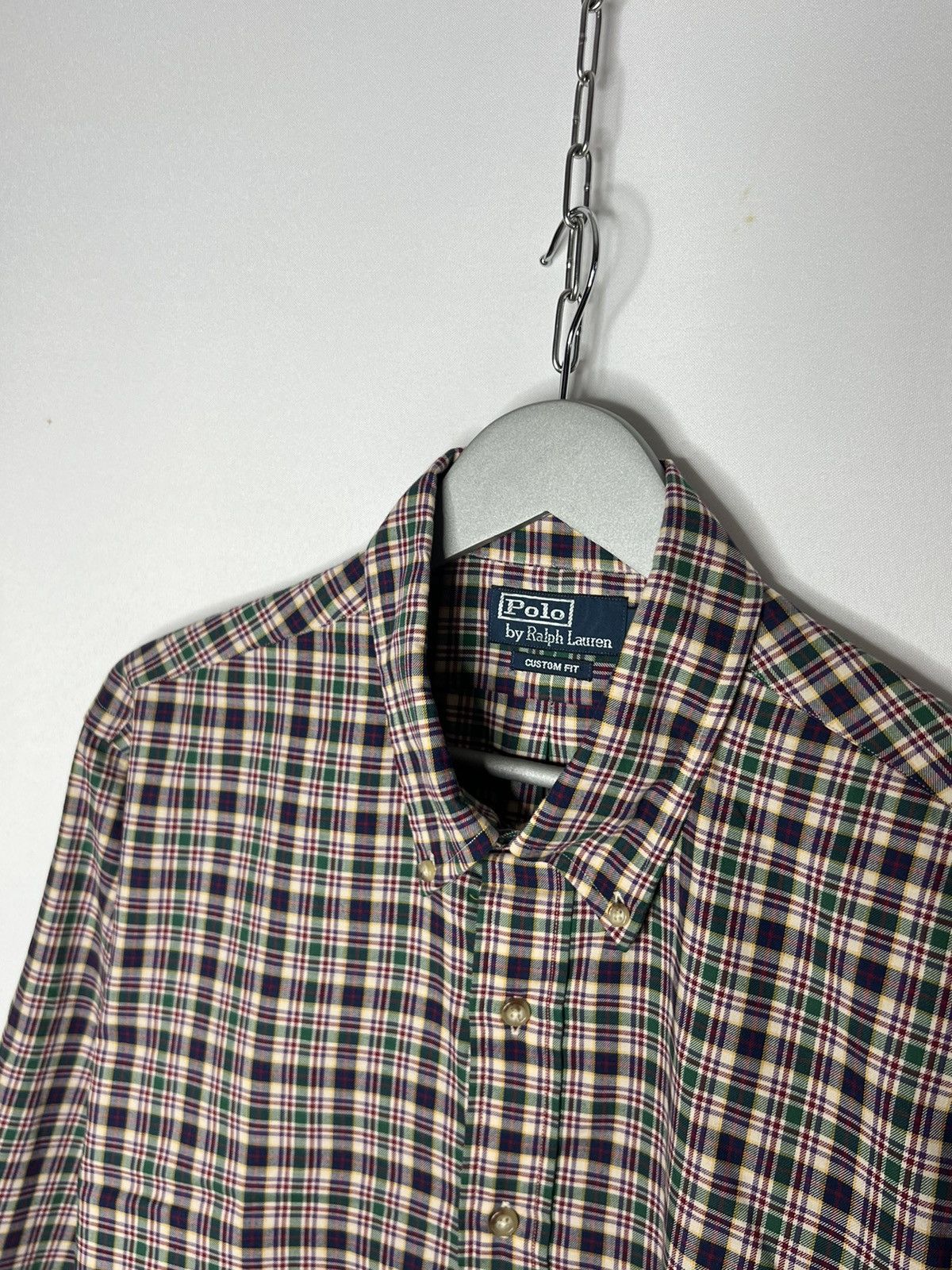 Vintage 💵 Vintage Polo Ralph Lauren Plaid Luxury Shirt Long Sleeve 💵 Size US XL / EU 56 / 4 - 6 Thumbnail