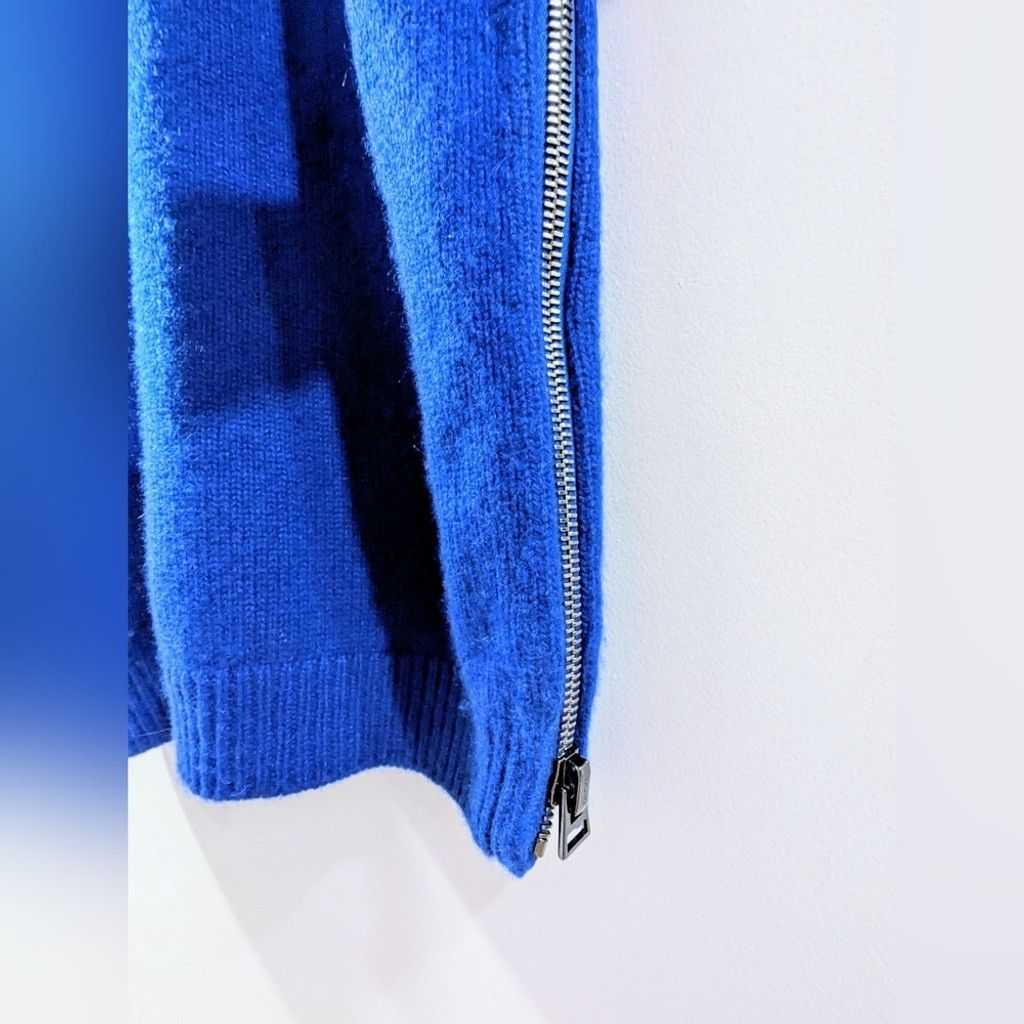 Tom Ford Tom Ford Royal Blue Cashmere Sweater With Zipper Detailing Size L / US 10 / IT 46 - 9 Thumbnail