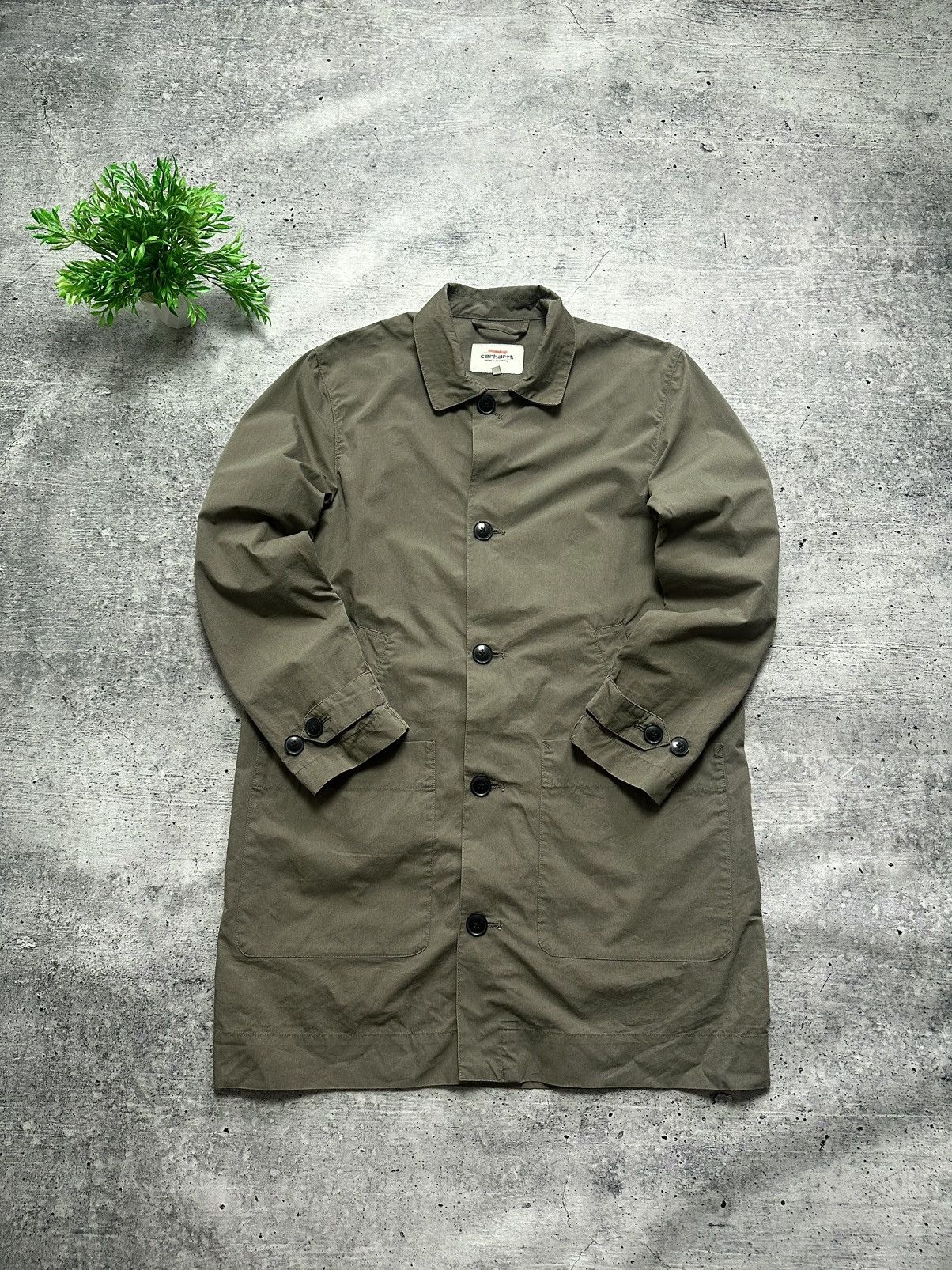 Carhartt Carhartt Trench Rain Juno W Y2K Hype Coat Jacket Size M / US 6-8 / IT 42-44 - 1 Thumbnail