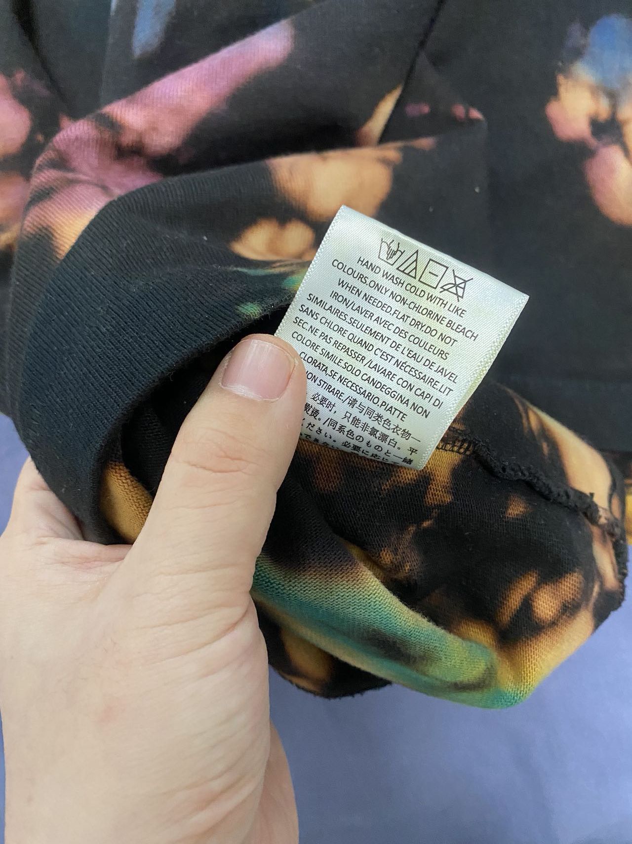 Essentials Tie Dye Fear of God ESSENTIALS Football T-Shirt Size US XL / EU 56 / 4 - 5 Thumbnail