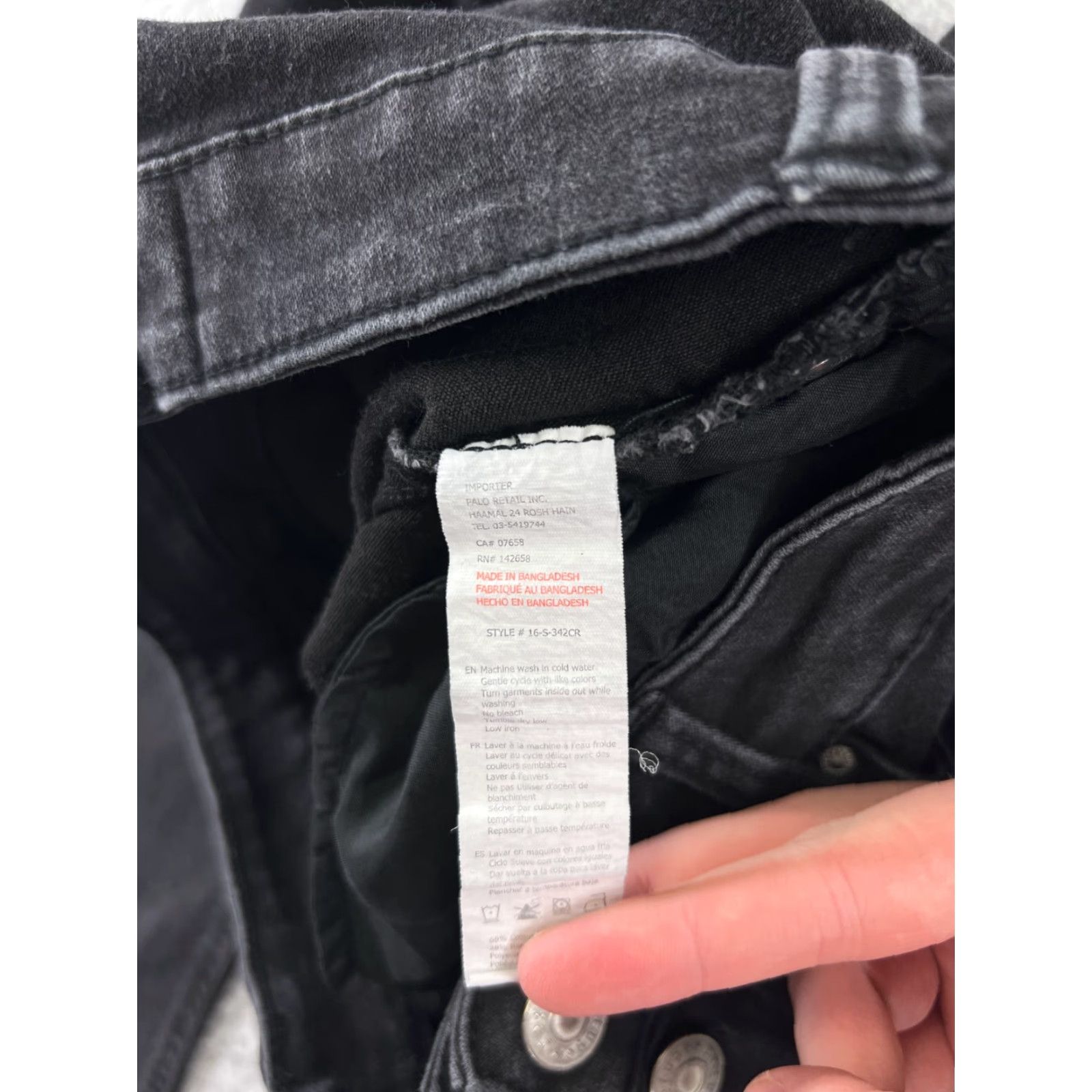 Denime Refuge Women's Flared Jeans 9 Black Denim Distressed Cotton Vintage-Inspired Size 30" / US 8 / IT 44 - 4 Thumbnail