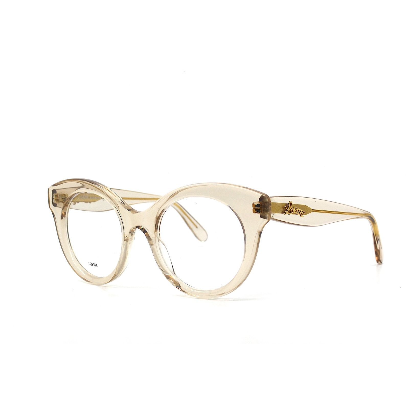 Loewe 100% Authentic LOEWE LW50074I 057 Light Brown Eyeglasses Size ONE SIZE - 4 Thumbnail
