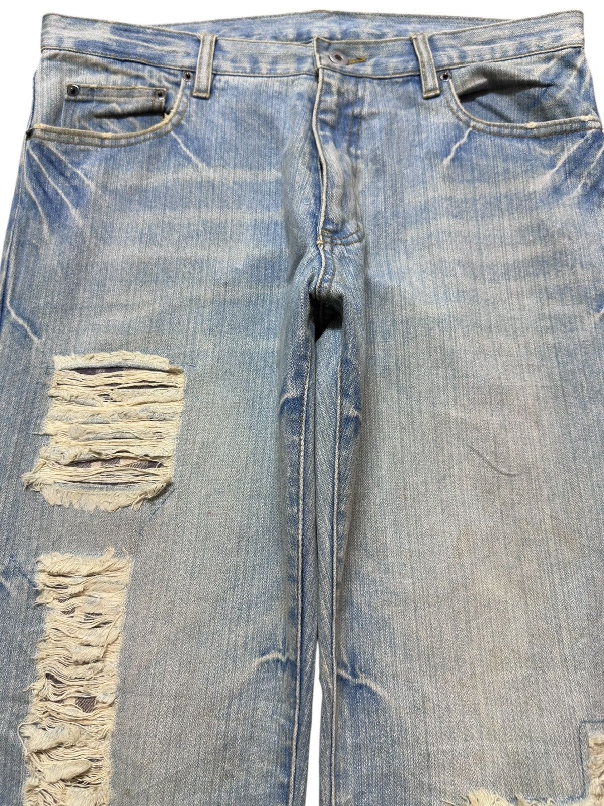 Other Vintage Japanese Brand Faded Grunge Distressed Denim Size US 34 / EU 50 - 2 Thumbnail